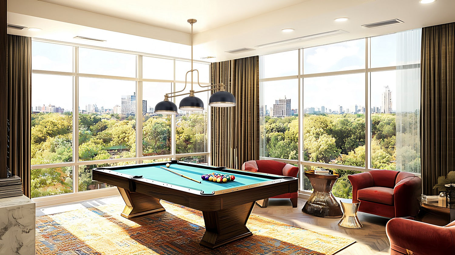Billiard 3 lumières | Melange