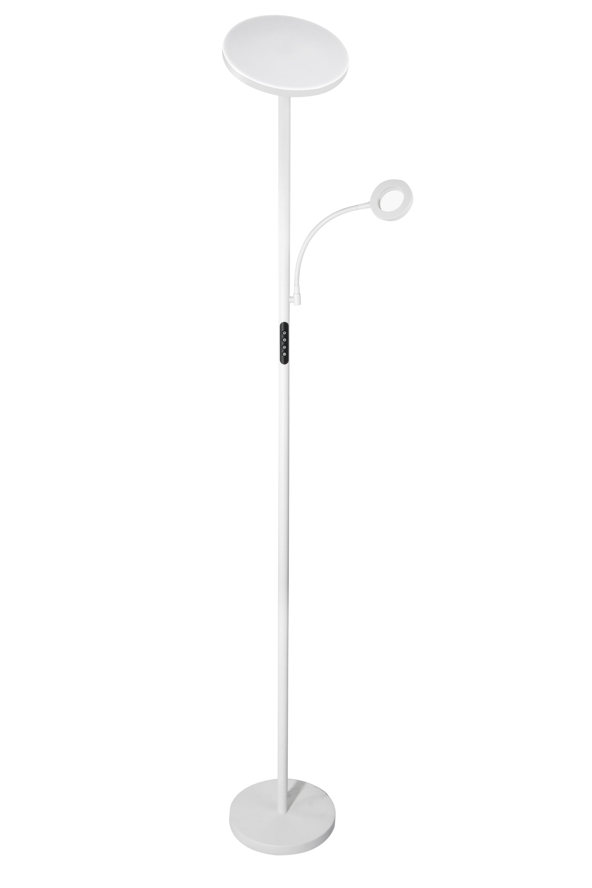 Lampe de plancher Blanc mat |