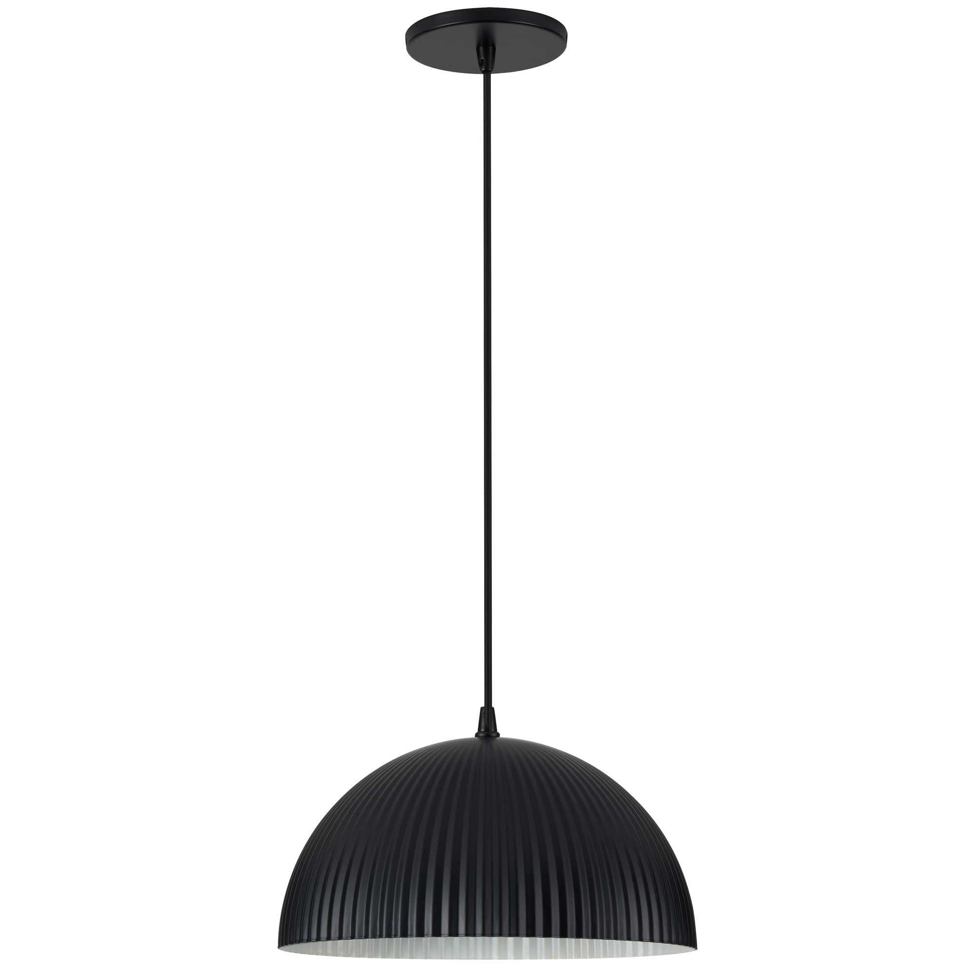 Luminaire suspendu Noir mat et blanc | REMY