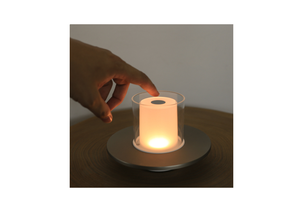 CANDLE Lampe sur table Nickel - T140003-TC-Nickel | TUBICEN