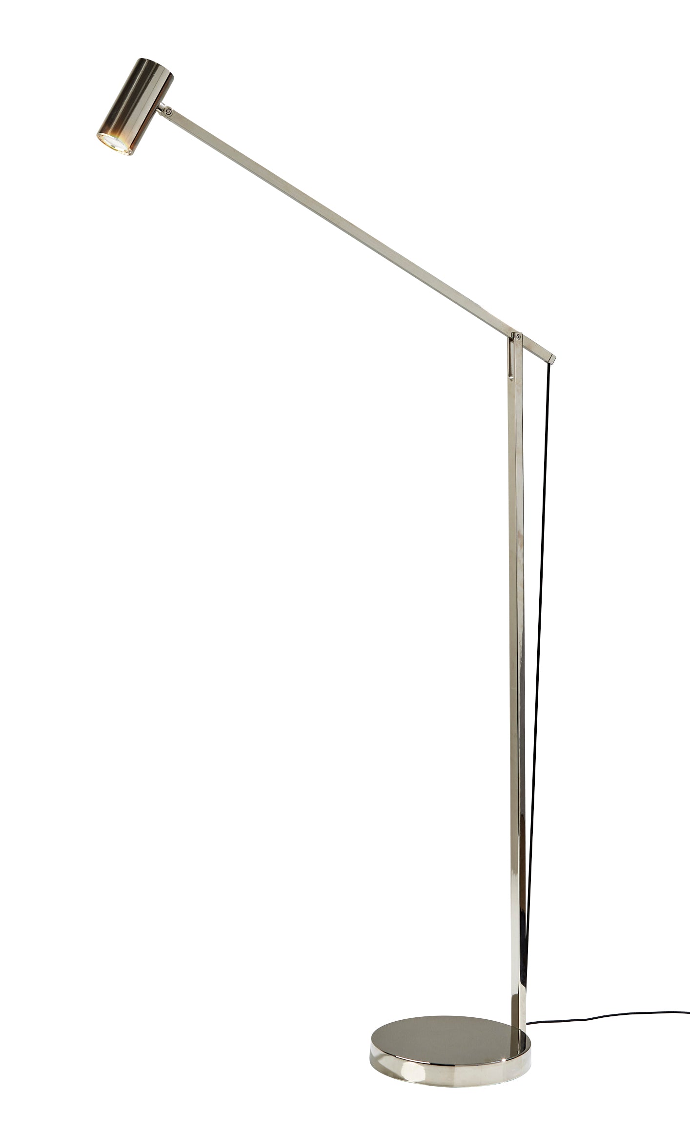 NEWMAN Floor lamp Nickel - 10036310PN | ADESSO