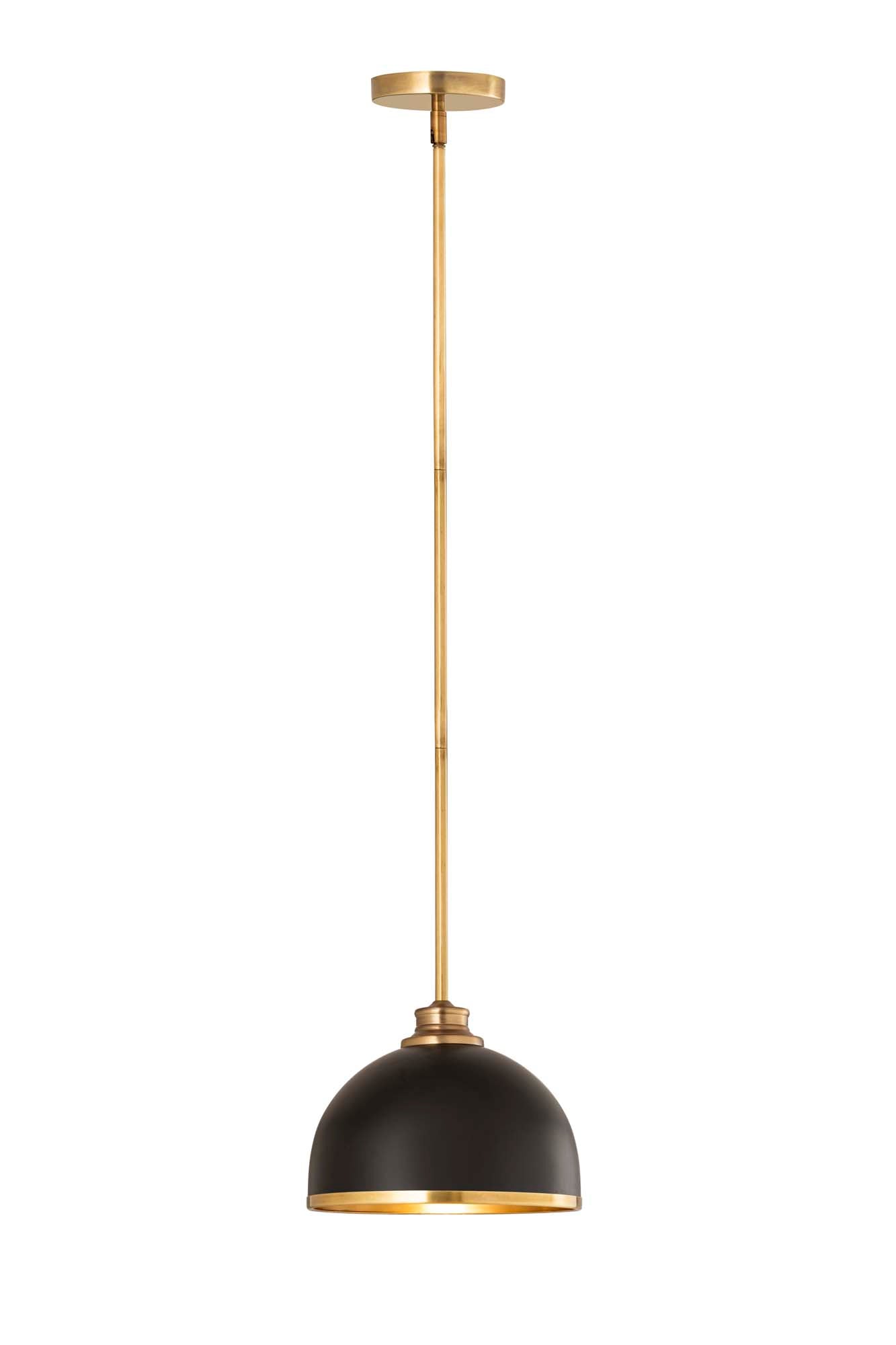 LANDRY Pendant Black, Gold - 1004P10-MB-RB | Z-LITE
