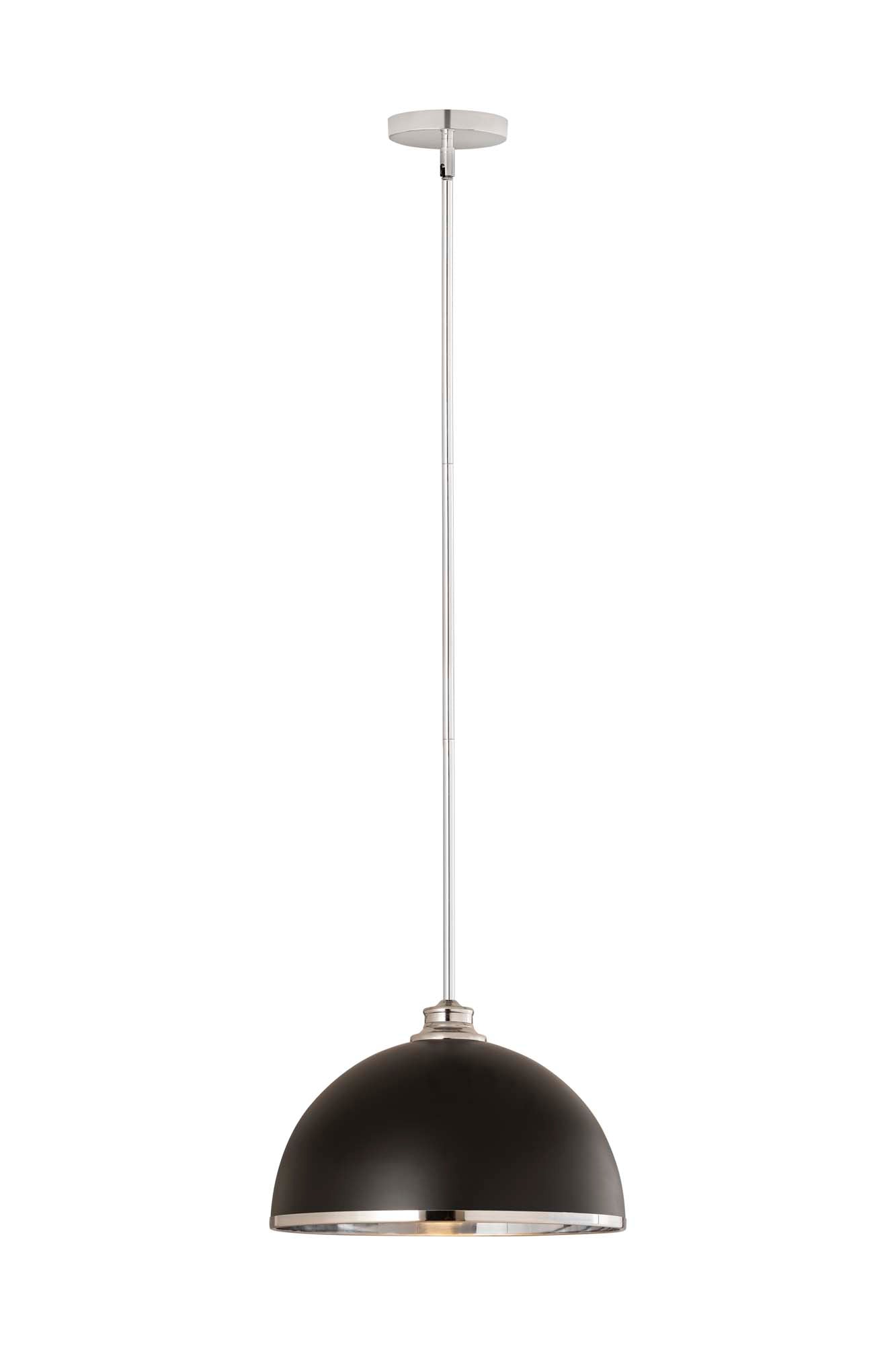 LANDRY Pendant Black, Chrome - 1004P14-MB-CH | Z-LITE