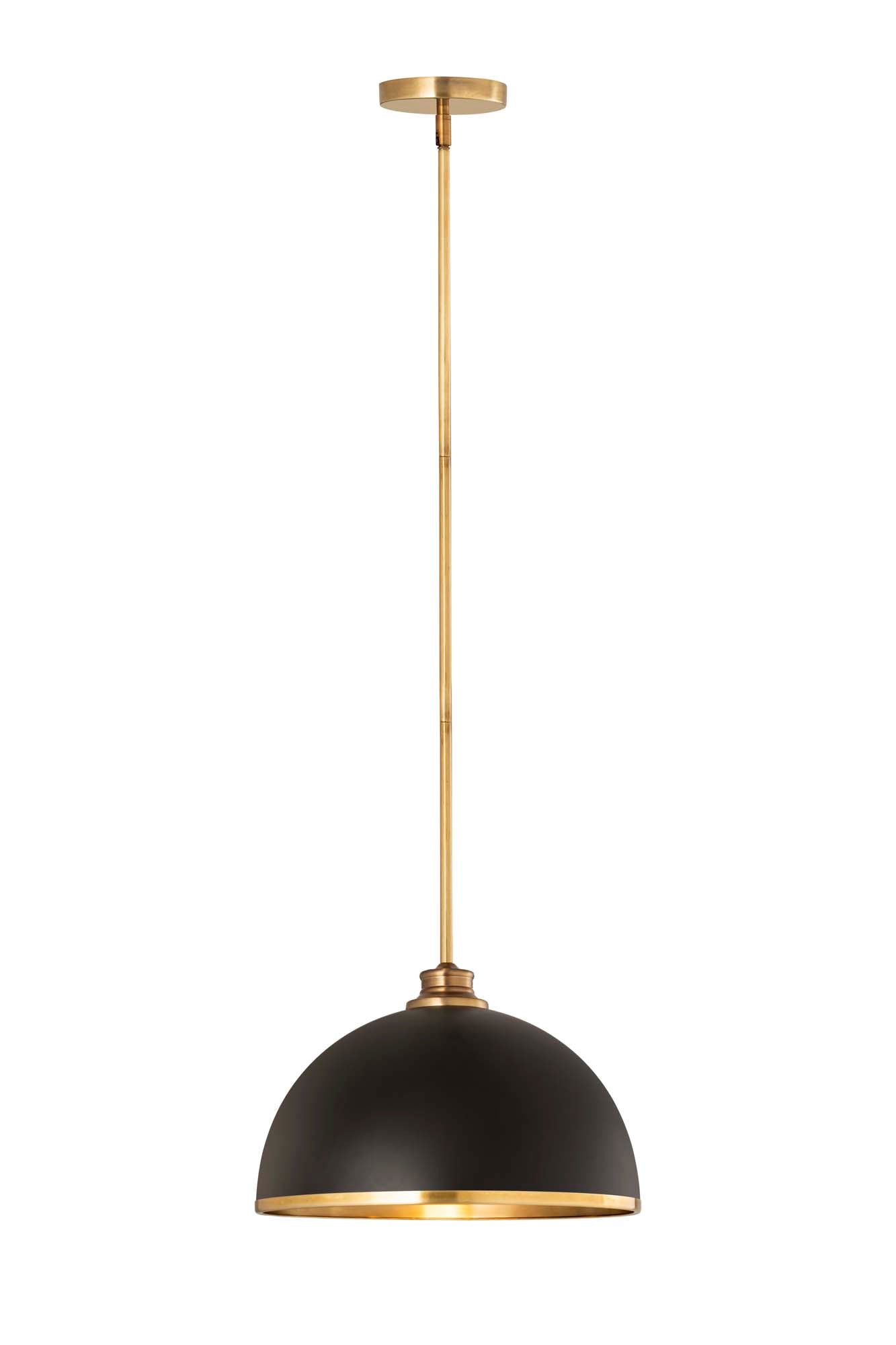 LANDRY Pendant Black, Gold - 1004P14-MB-RB | Z-LITE