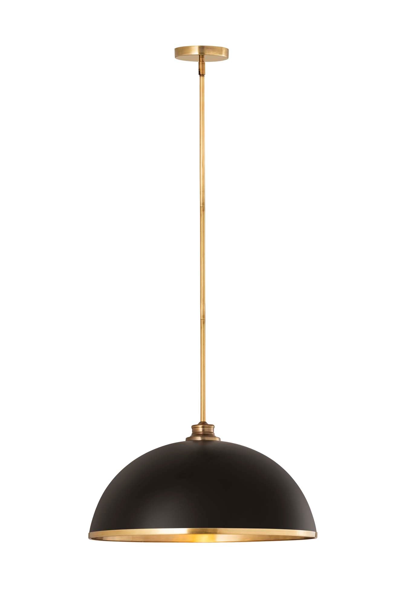 LANDRY Pendant Black, Gold - 1004P20-MB-RB | Z-LITE