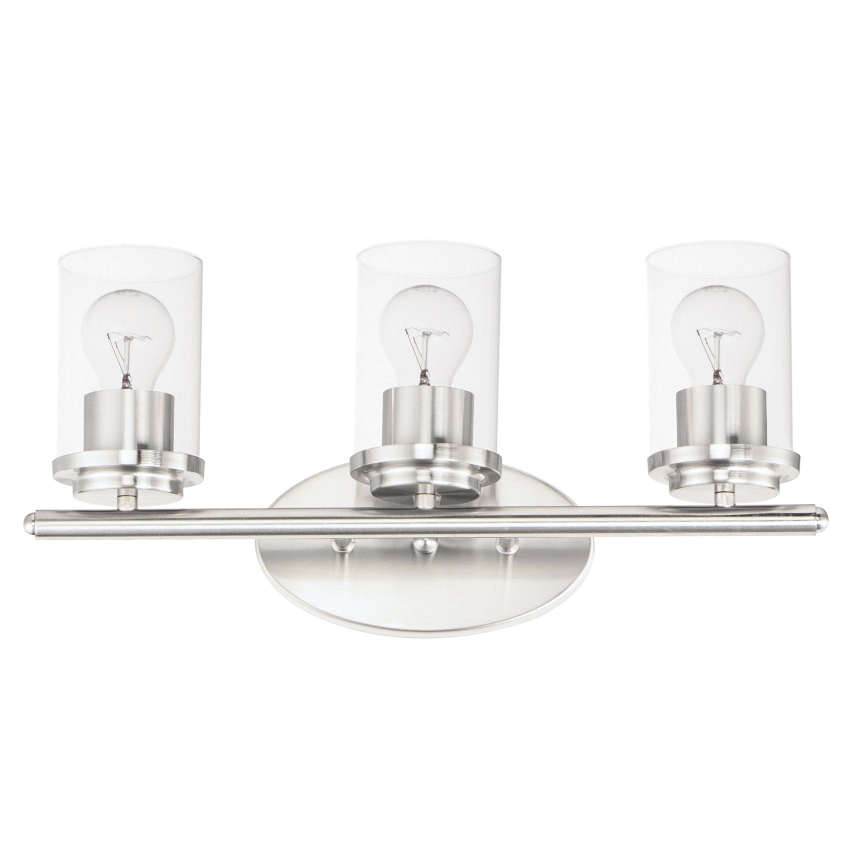 CORONA Bathroom sconce Nickel - 10213CLSN | MAXIM/ET2