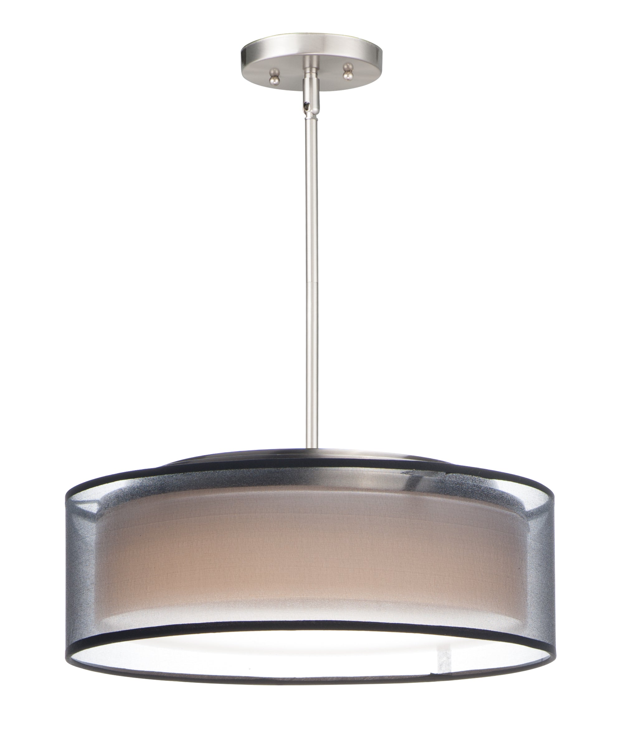 PRIME Pendant Nickel INTEGRATED LED - 10224BOSN | MAXIM/ET2