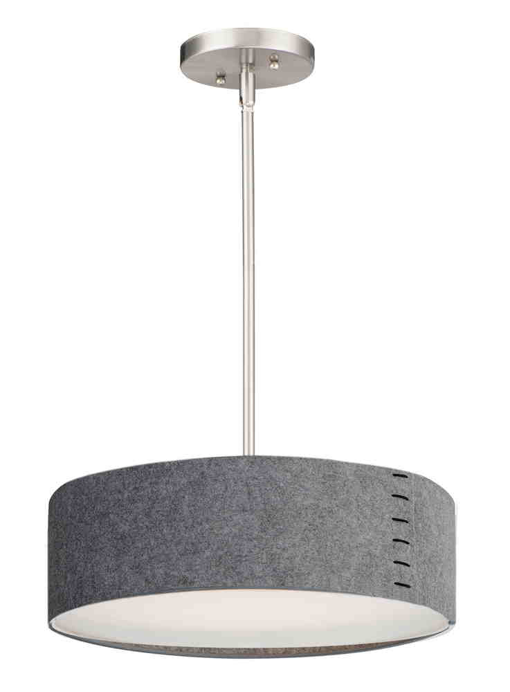 PRIME pendant Nickel INTEGRATED LED - 10224GYSN | MAXIM/ET3