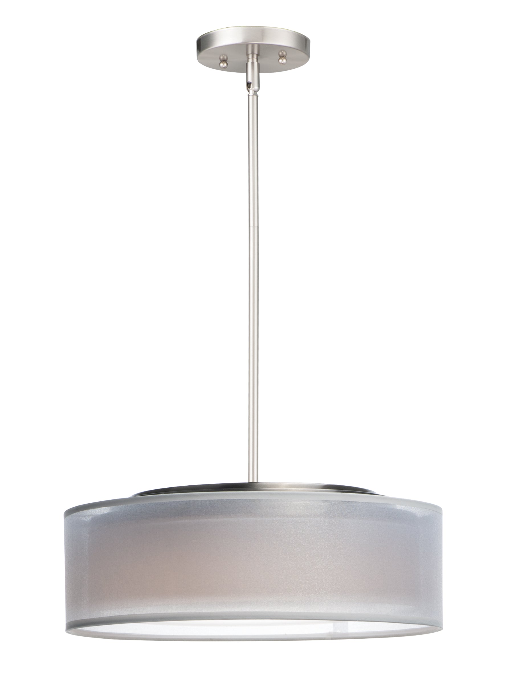 PRIME Pendant Nickel INTEGRATED LED - 10224WOSN | MAXIM/ET2