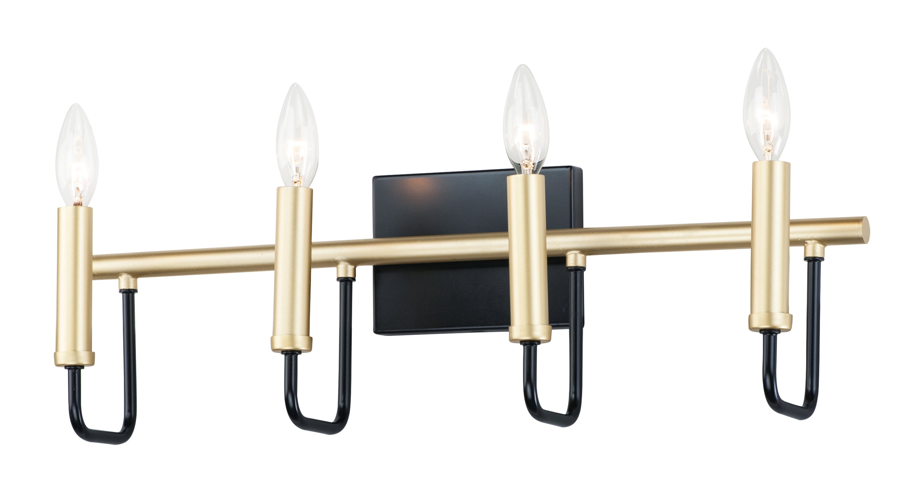 SULLIVAN Sconce Black, Gold - 10254BKGLD | MAXIM/ET2