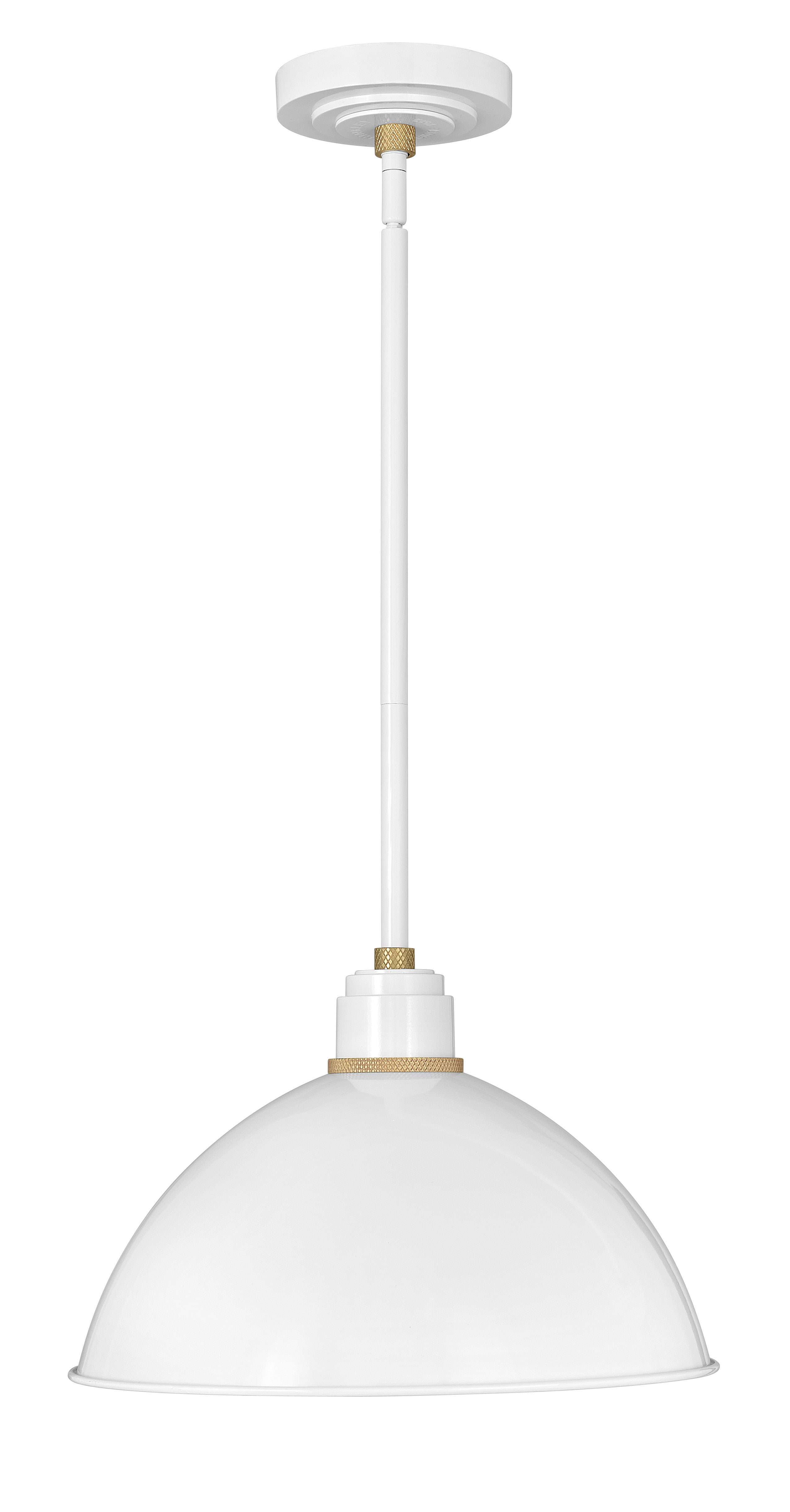 FOUNDRY DOME Outdoor pendant White - 10685GW | HINKLEY