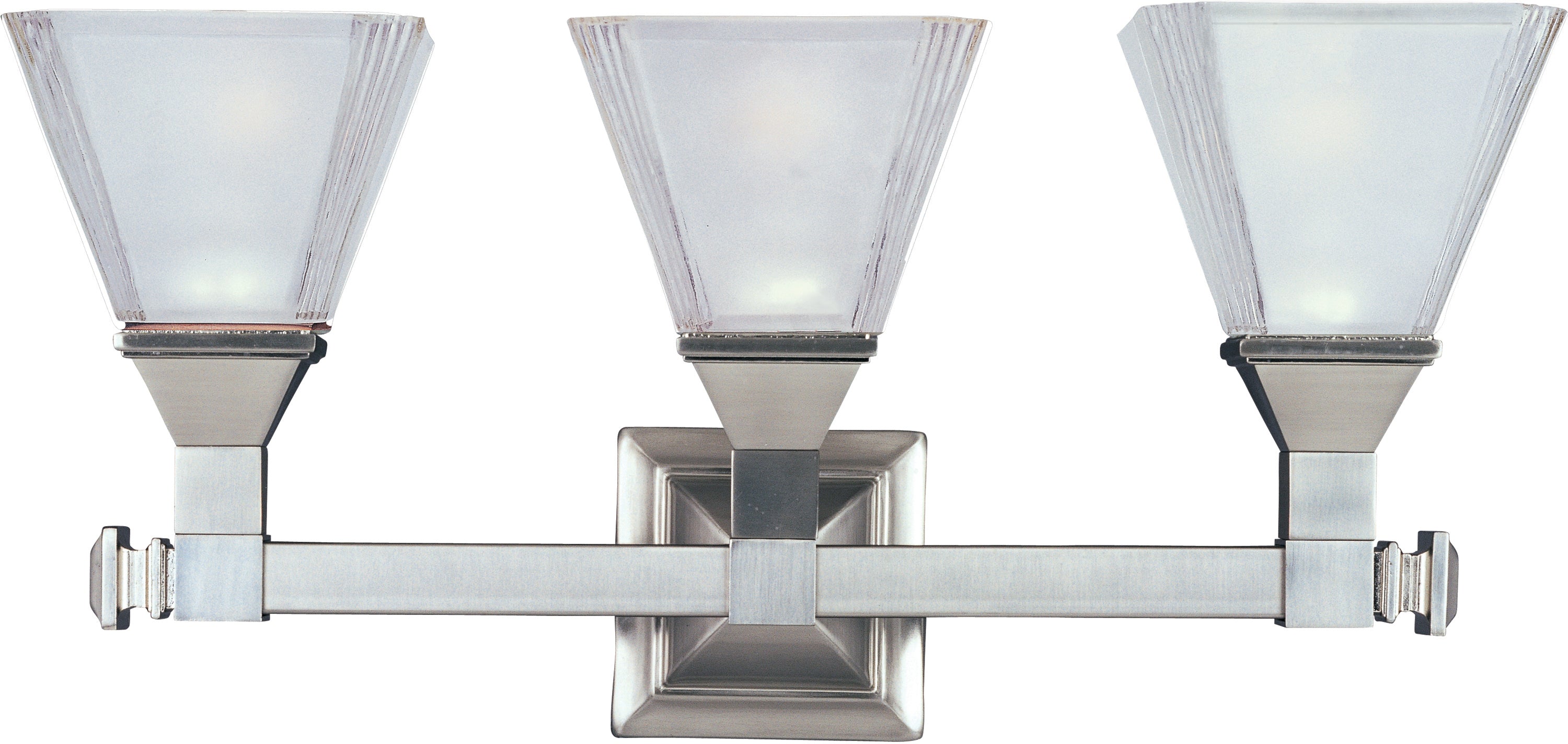 BRENTWOOD Bathroom sconce Nickel - 11078FTSN | MAXIM/ET2