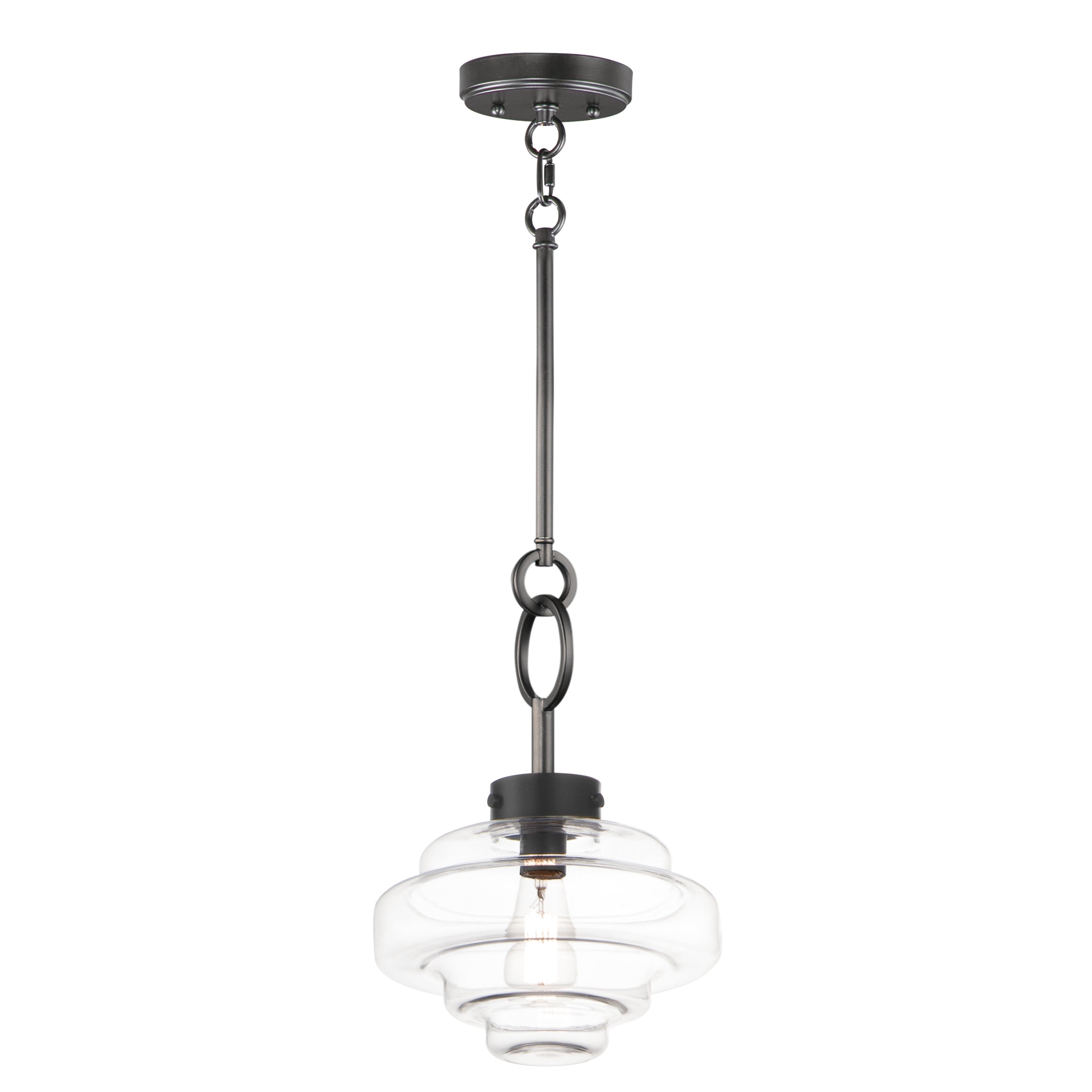 HARBOR Pendant Black - 11122CLBK | MAXIM/ET2