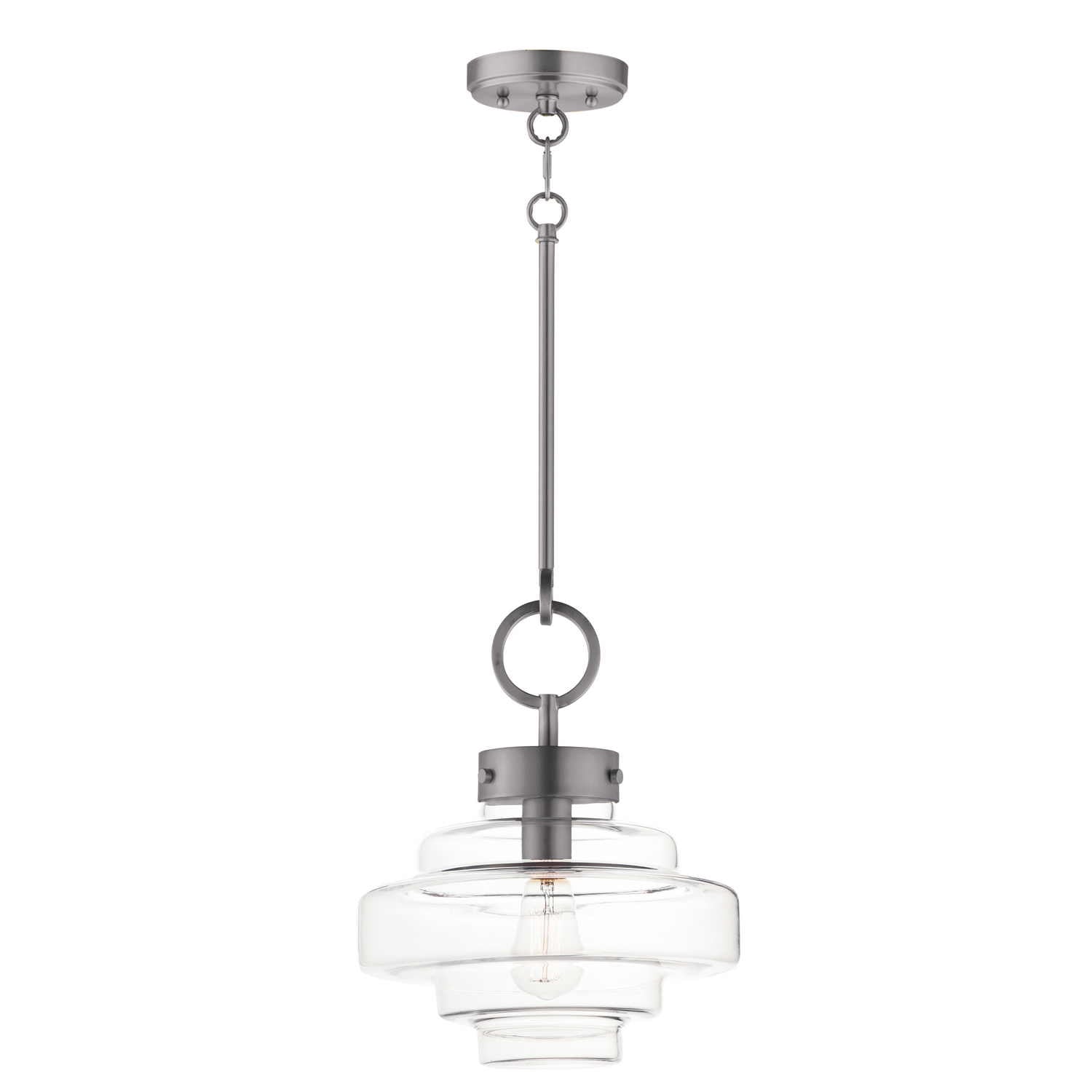 HARBOR Pendant Nickel - 11122CLSN | MAXIM/ET2