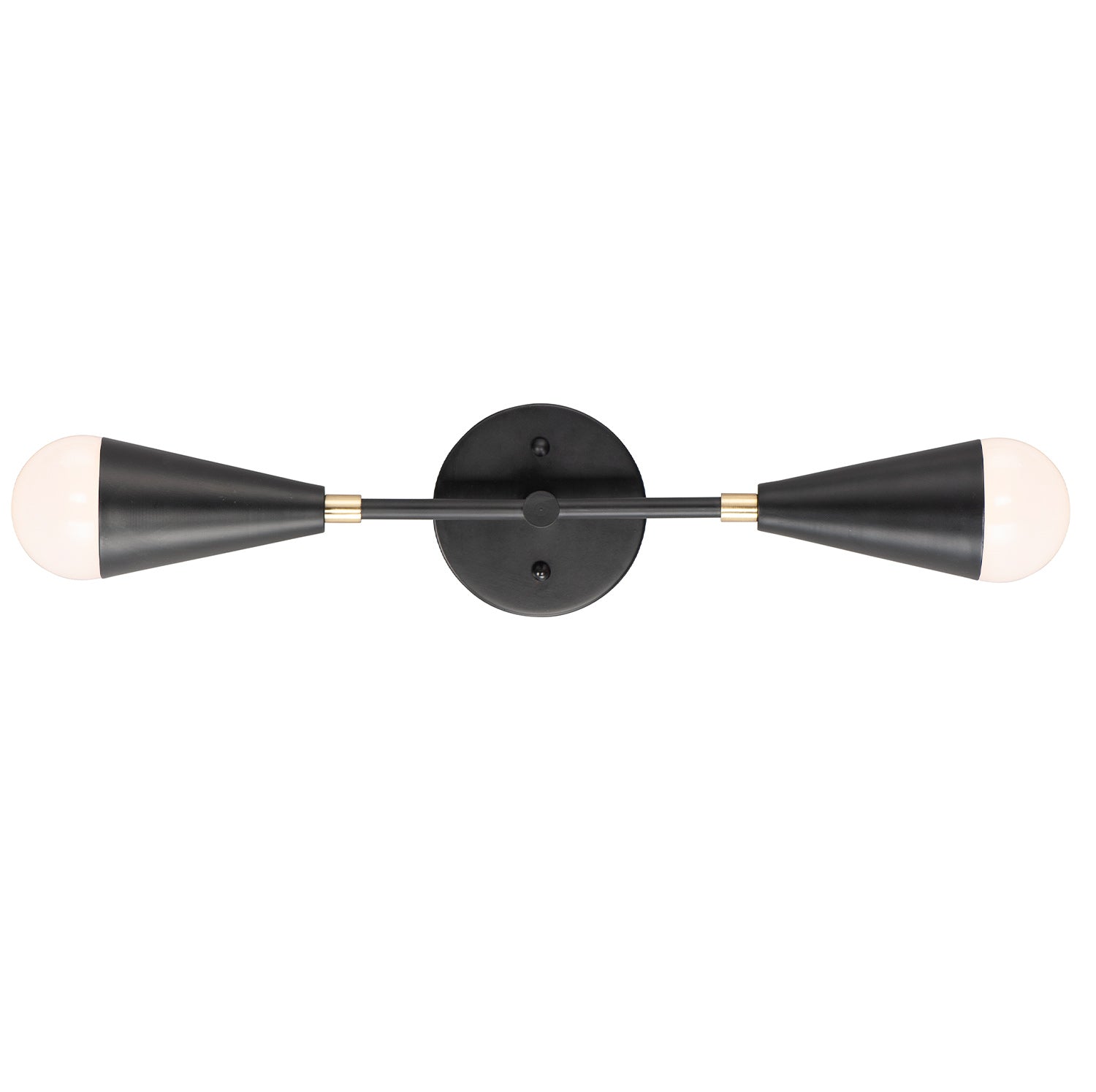 LOVELL Sconce Black, Gold - 11262BKSBR/BUL | MAXIM/ET2