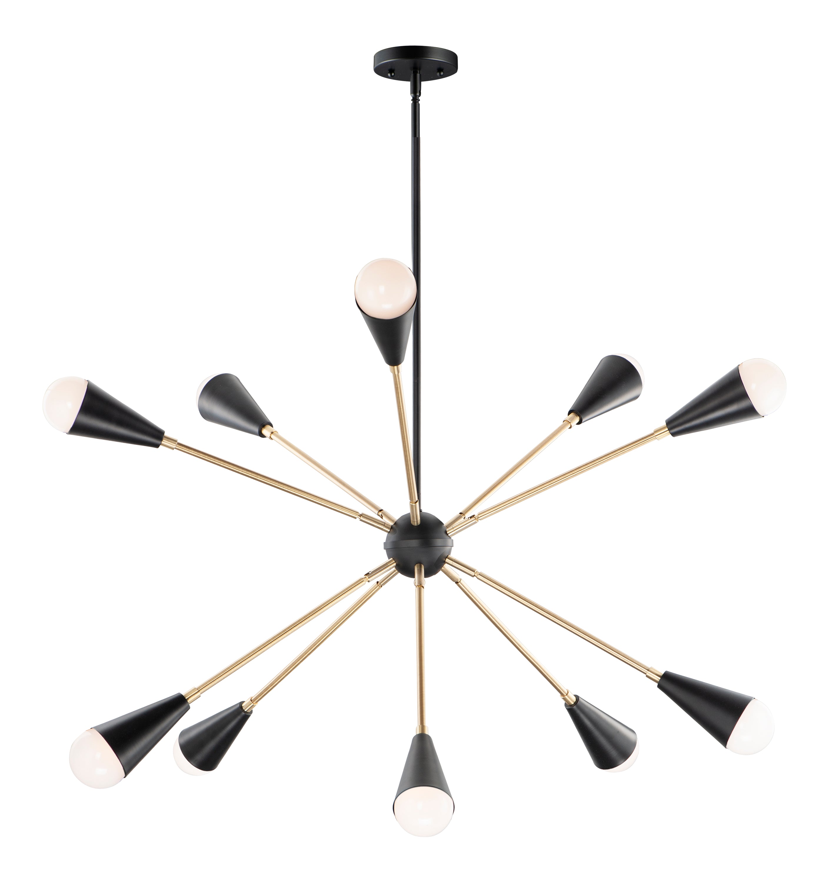 LOVELL Pendant Black, Gold - 11268BKSBR/BUL | MAXIM/ET2