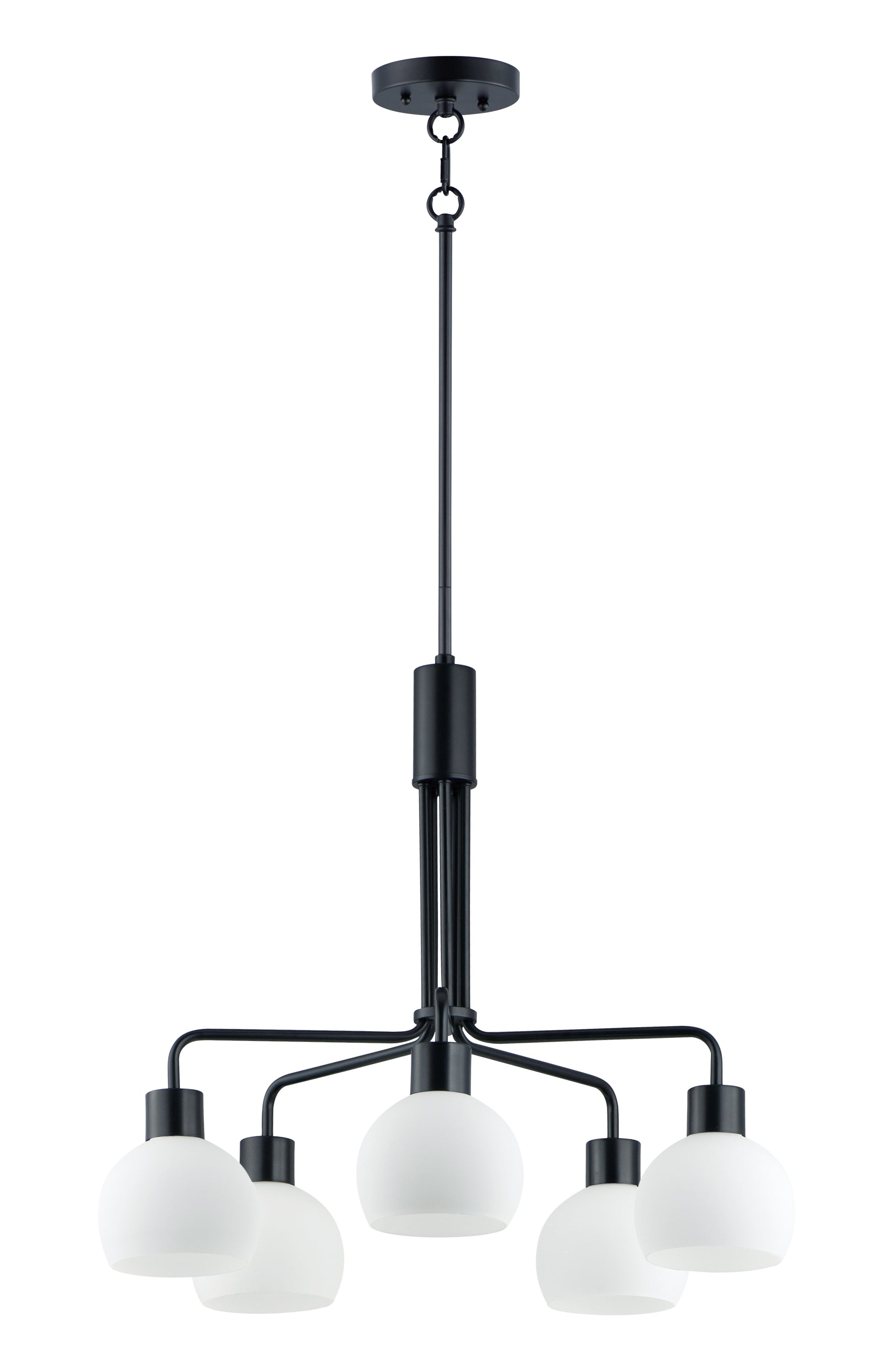 CORALINE Chandelier Black - 11277SWBK | MAXIM/ET2