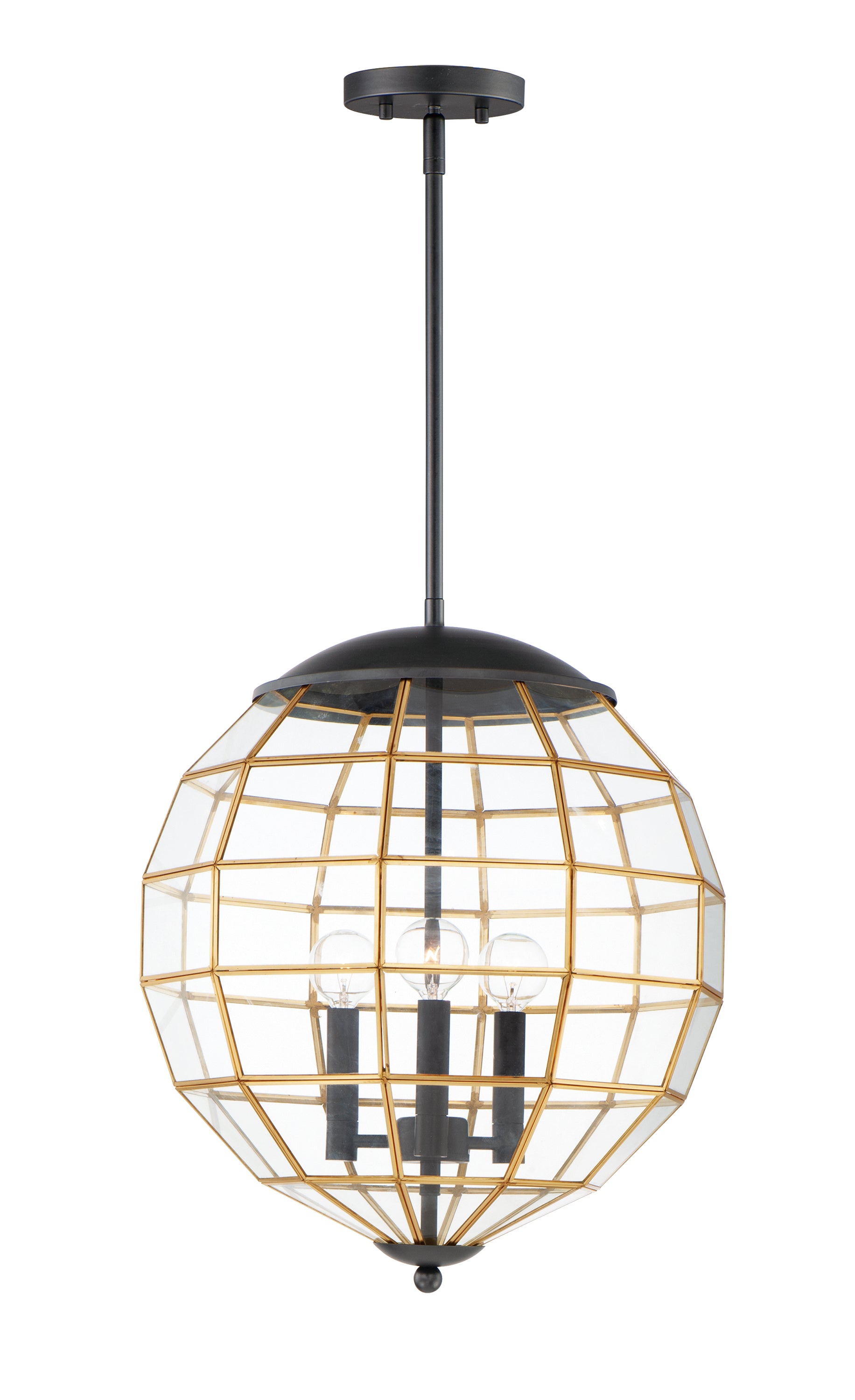 HEIRLOOM Pendant Black, Gold - 11546BKBUB | MAXIM/ET2
