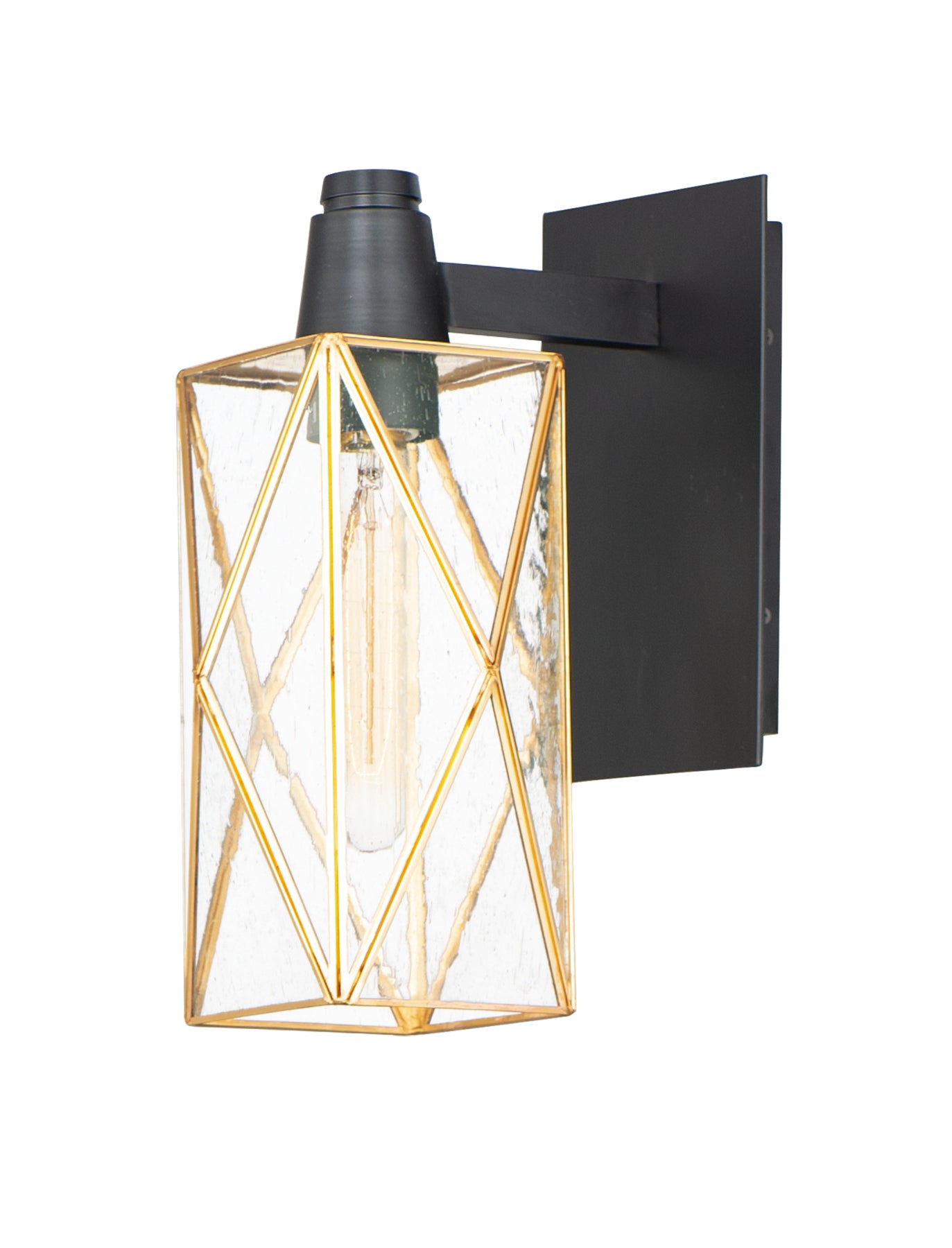NORFOLK Outdoor sconce Black, Gold - 11563CDBKBUB | MAXIM/ET2