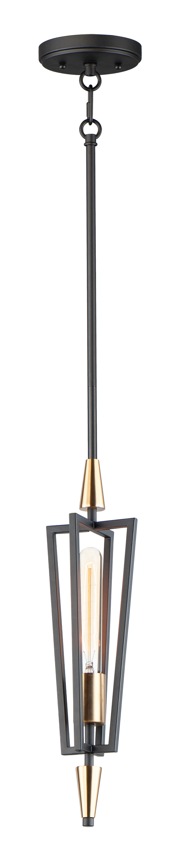 WINGS Pendant Black, Gold - 11653BKSBR | MAXIM/ET2