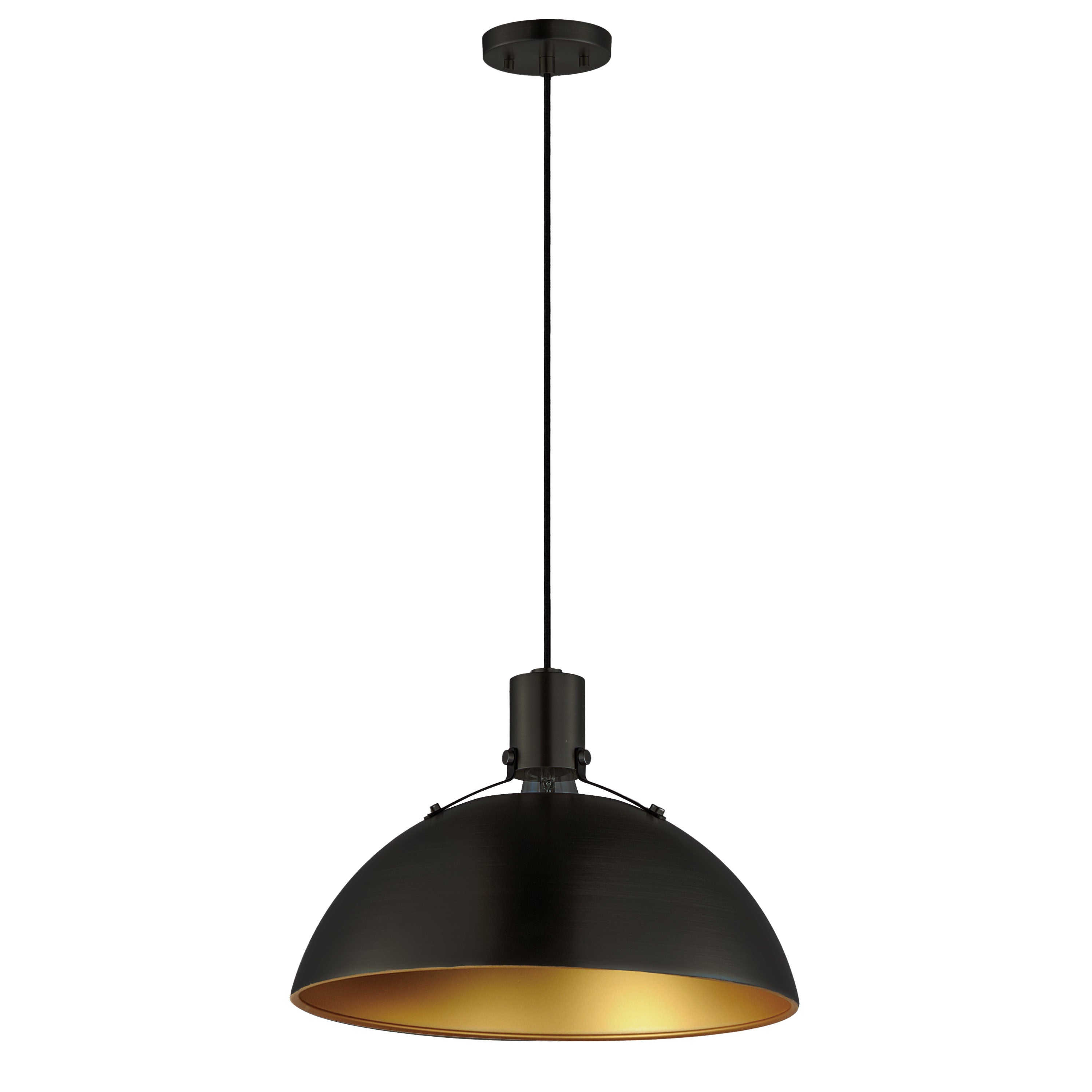 DAWN Pendant Gold, Black - 12045ABBK | MAXIM/ET2
