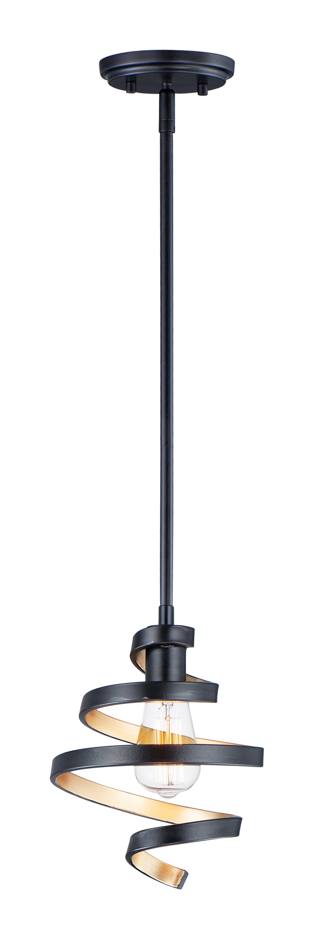 TWISTER Pendant Black, Gold - 12232BKGLD | MAXIM/ET2