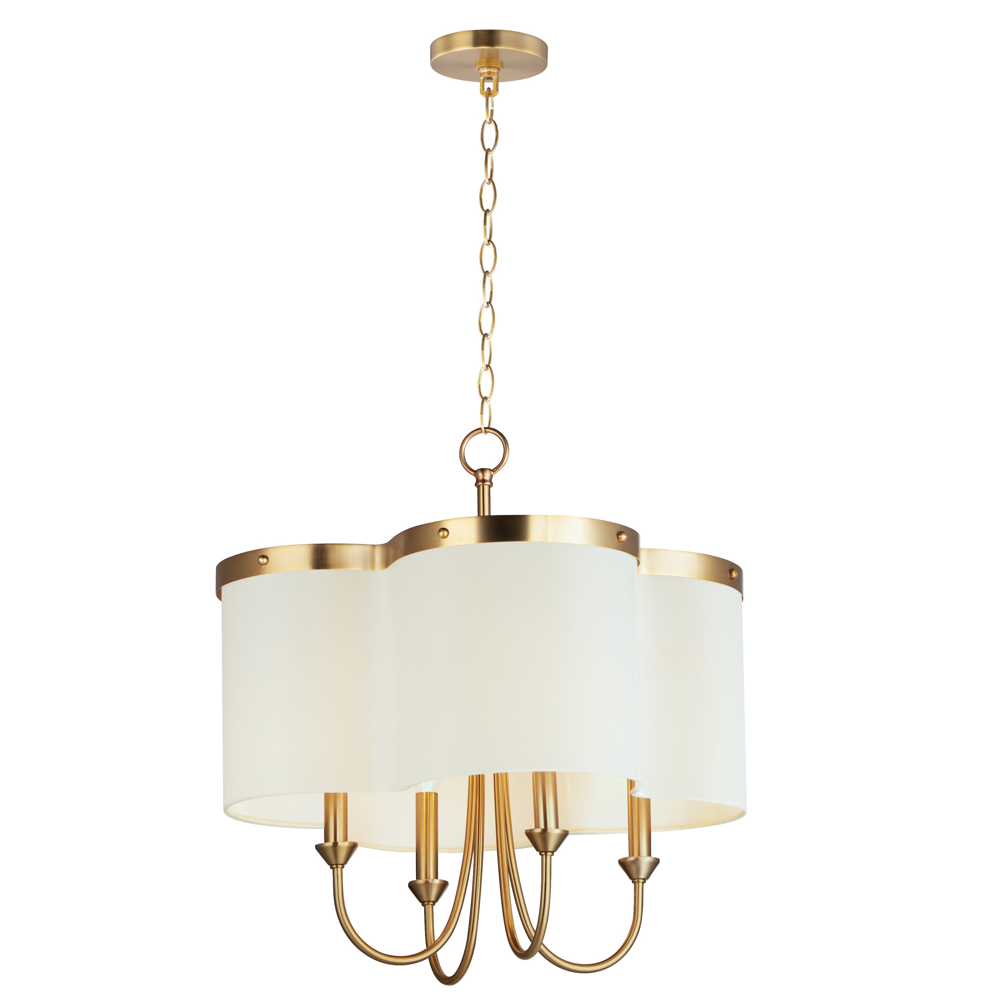 CLOVER Chandelier Or - 12246OFSBR | MAXIM / ET2