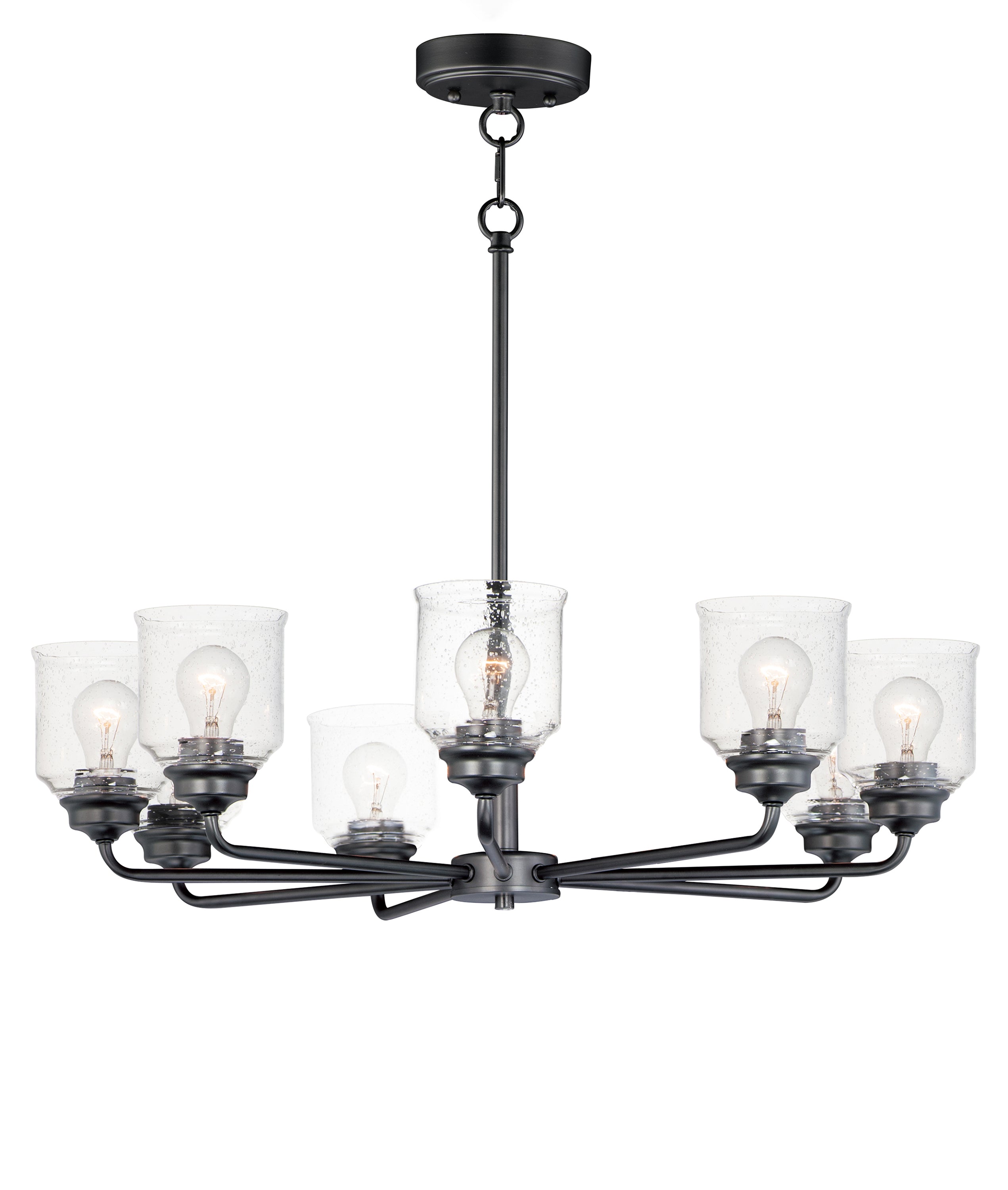 ACADIA Chandelier Noir - 12268CDBK | MAXIM/ET2