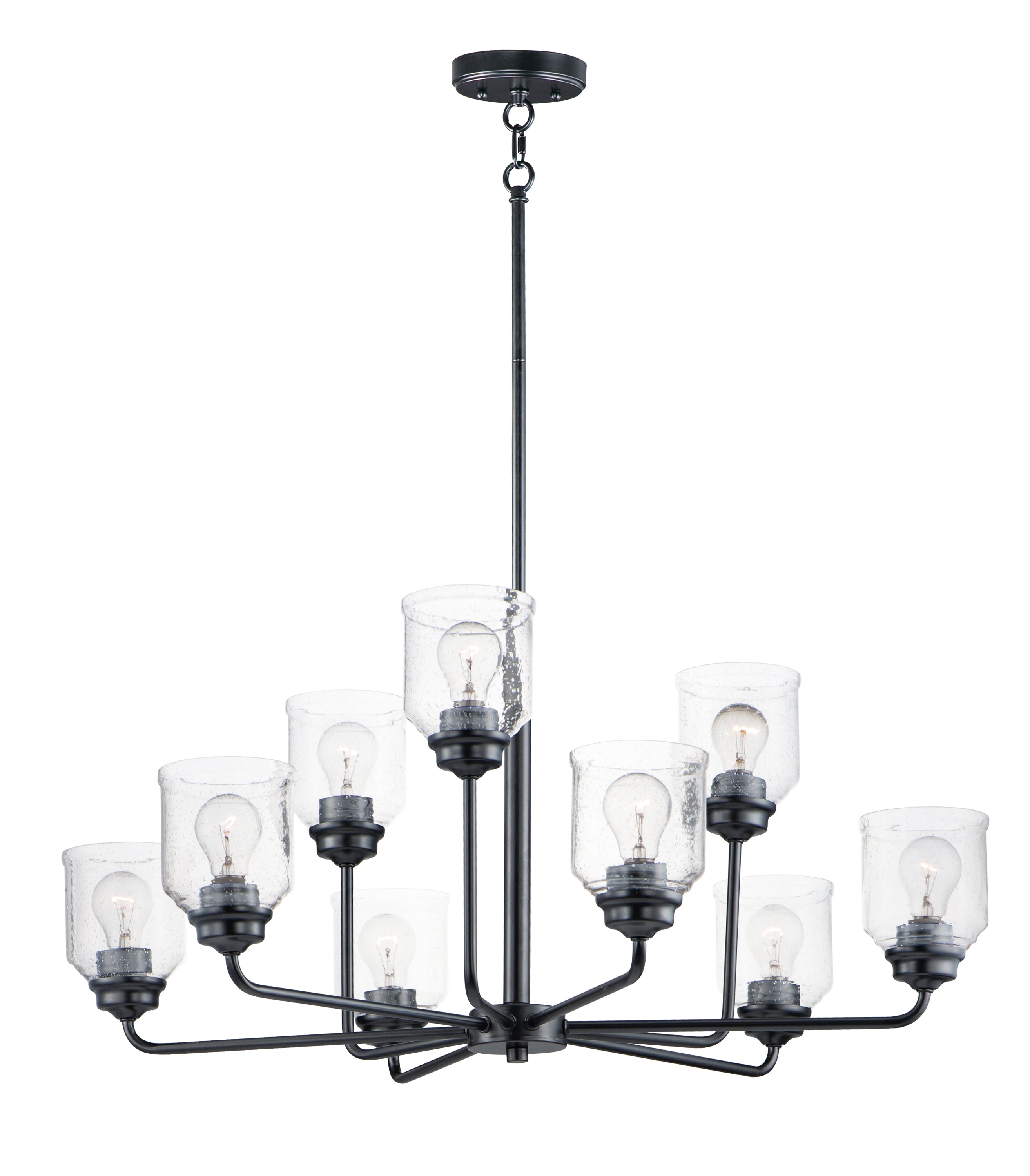 ACADIA Chandelier Noir - 12277CDBK | MAXIM/ET2