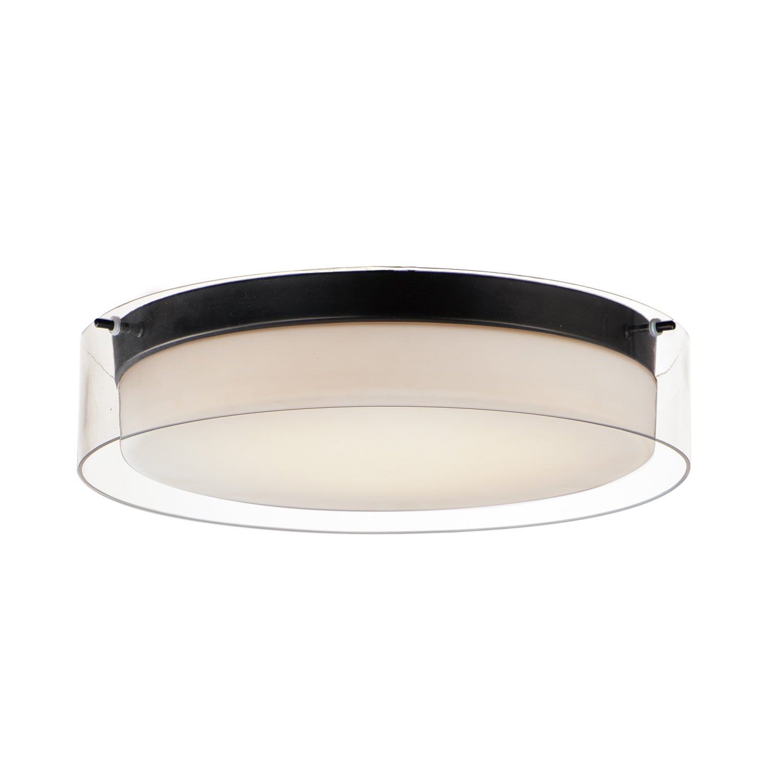 DUO Flush mount Black INTEGRATED LED - 12284CLSWBK | MAXIM/ET2