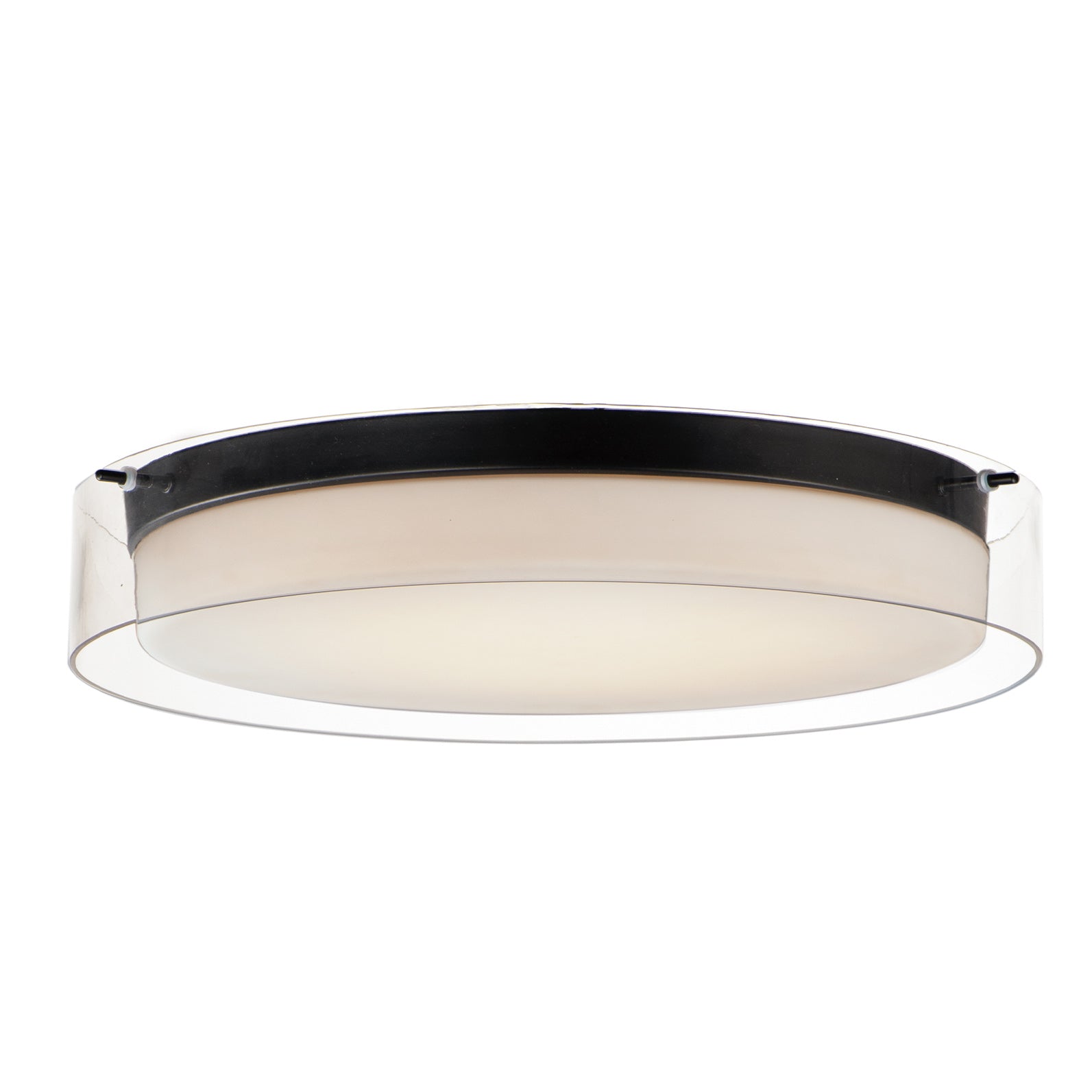 DUO Flush mount Black INTEGRATED LED - 12286CLSWBK | MAXIM/ET2