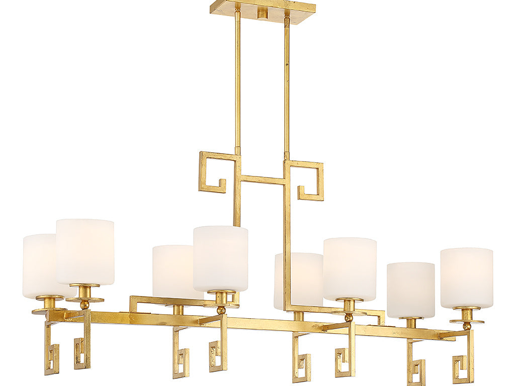 QUATRAIN Chandelier Gold - 1-2305-8-260 | SAVOYS