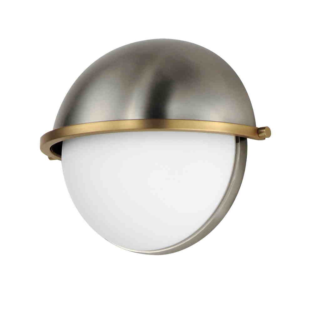DUKE Wall sconce Nickel, Gold - 12418SWSNSBR | MAXIM/ET3