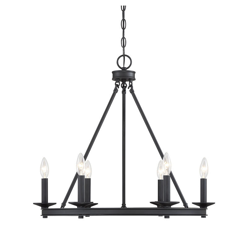 MIDDLETON Chandelier Black - 1-307-6-89 | SAVOYS