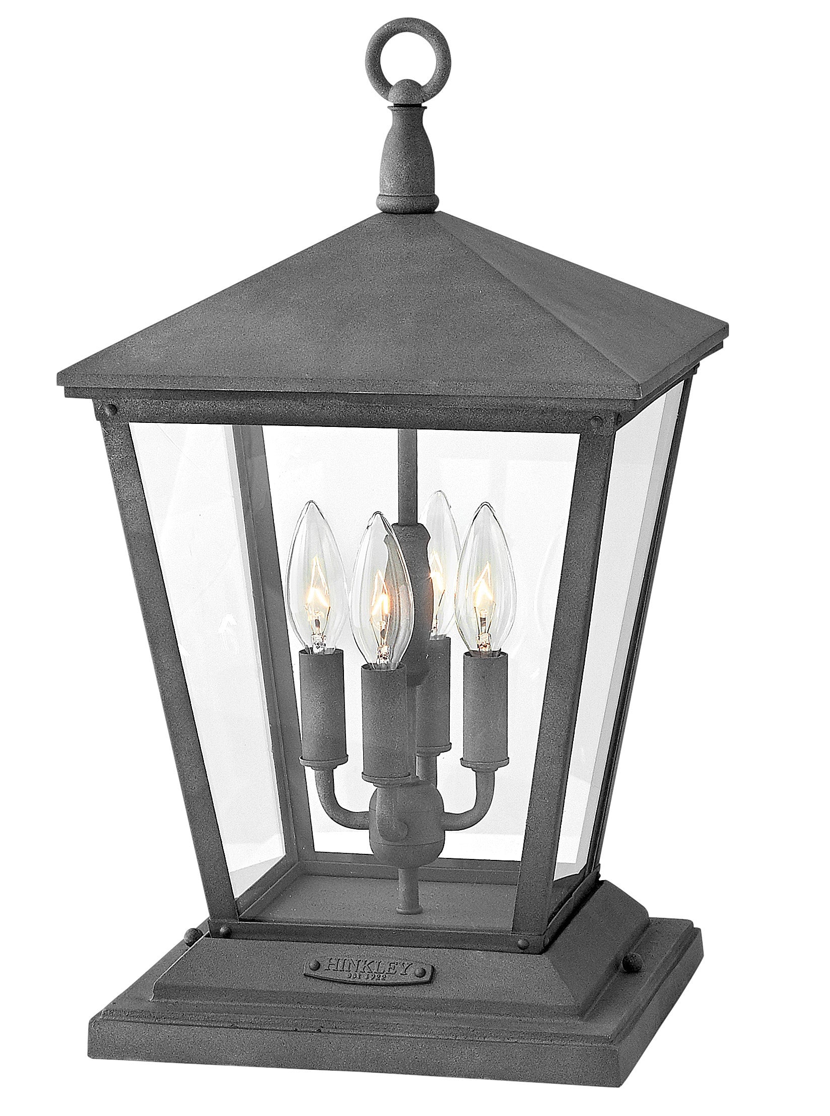 TRELLIS Lampe de jardin portative Noir - 1437DZ-LL | HINKLEY