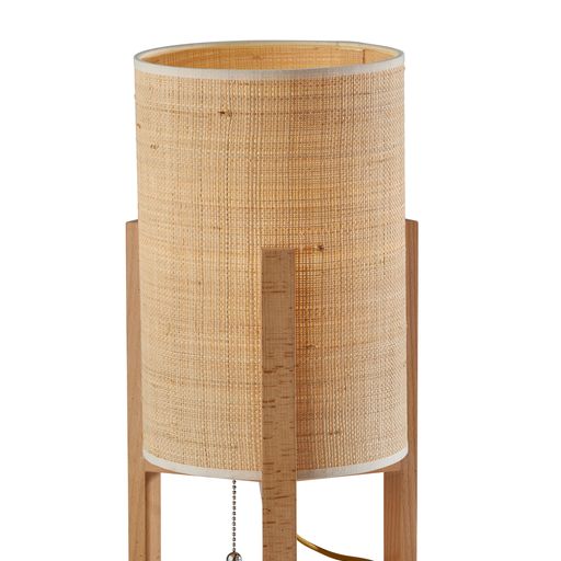 QUINN Lampe sur table Bois - 1502-12 | ADESSO