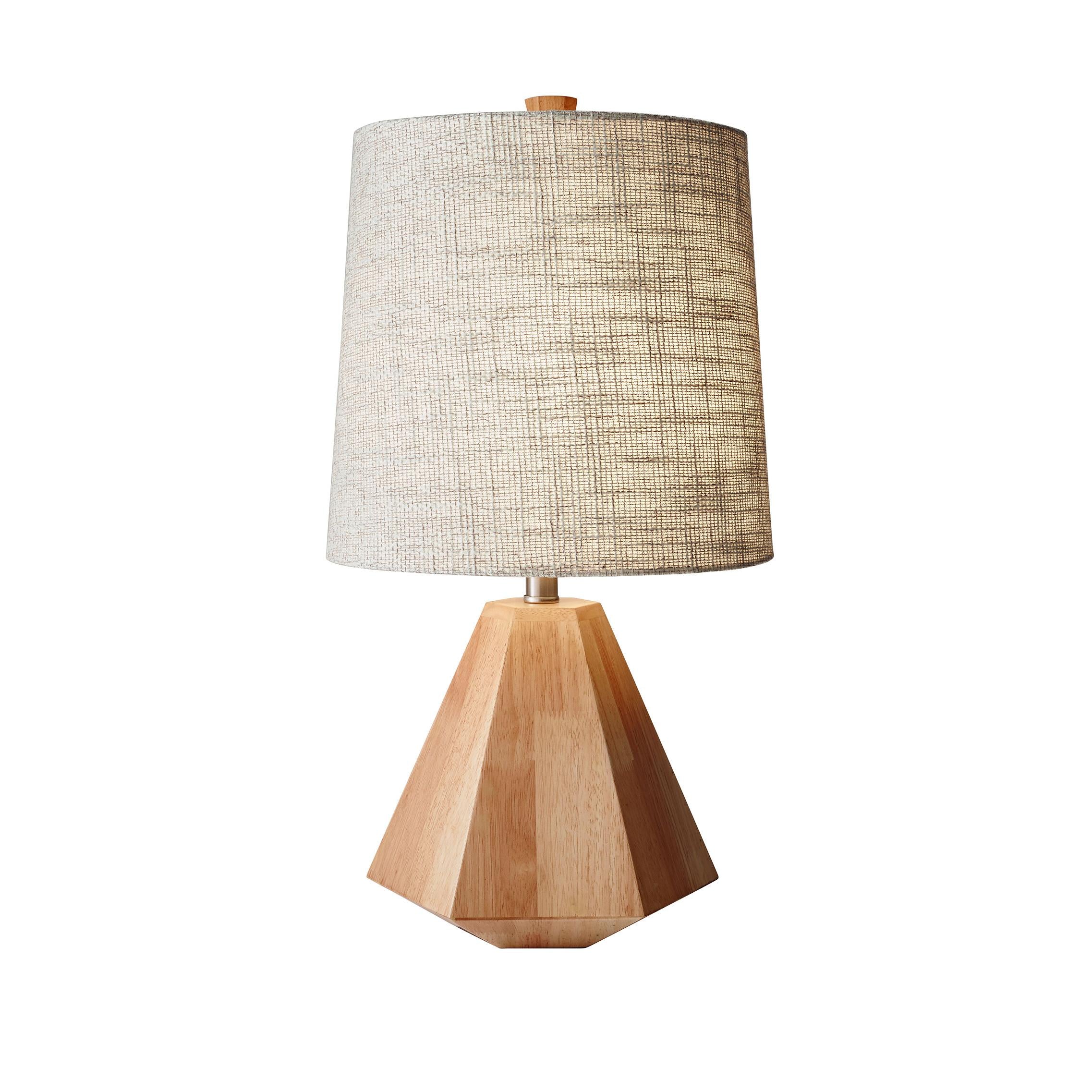 GRAYSON Lampe sur table Bois - 1508-12 | ADESSO