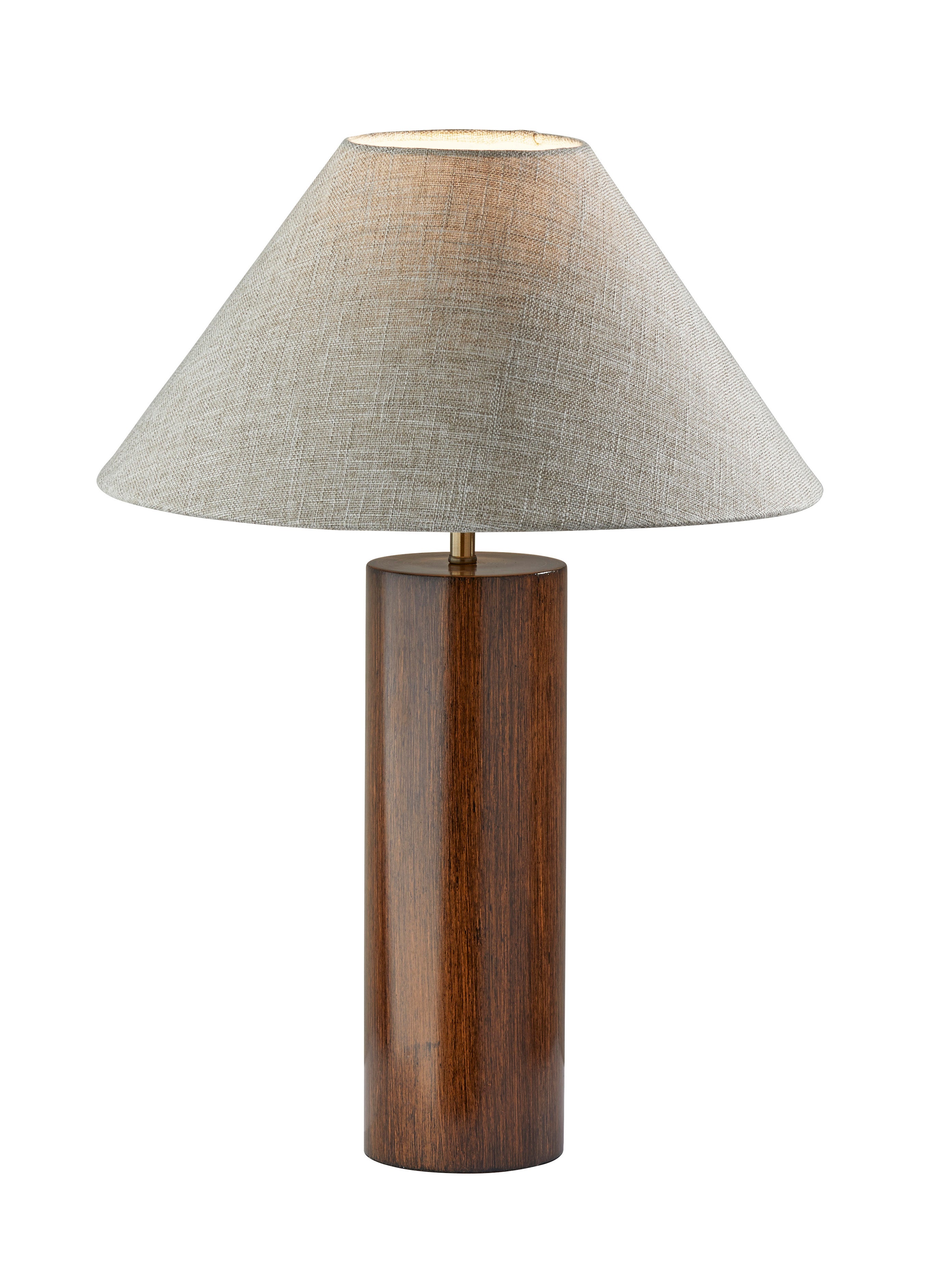 MARTIN Lampe sur table Bois, Or - 1509-15 | ADESSO
