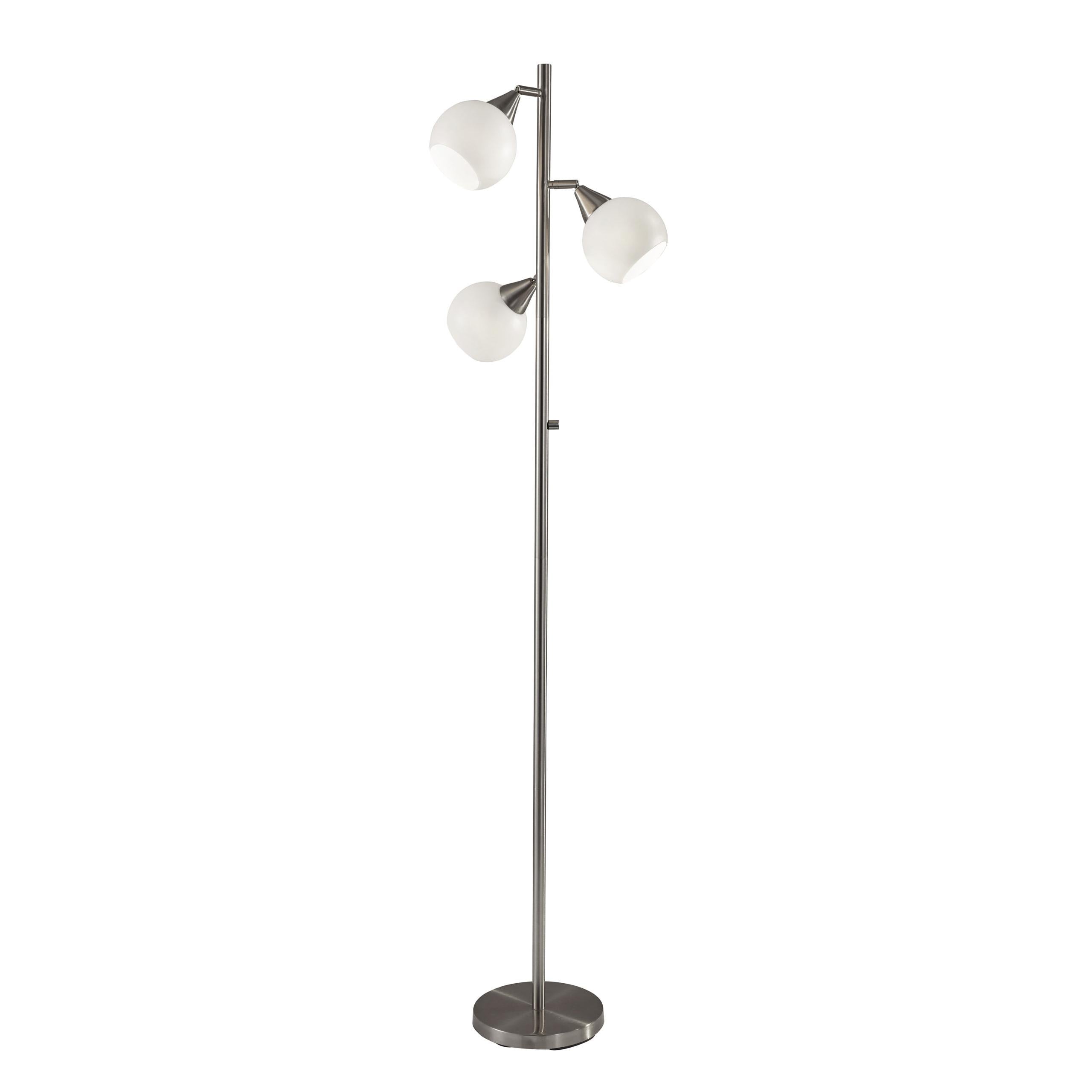 PHILLIP Floor lamp Stainless steel - 1533-22 | ADESSO