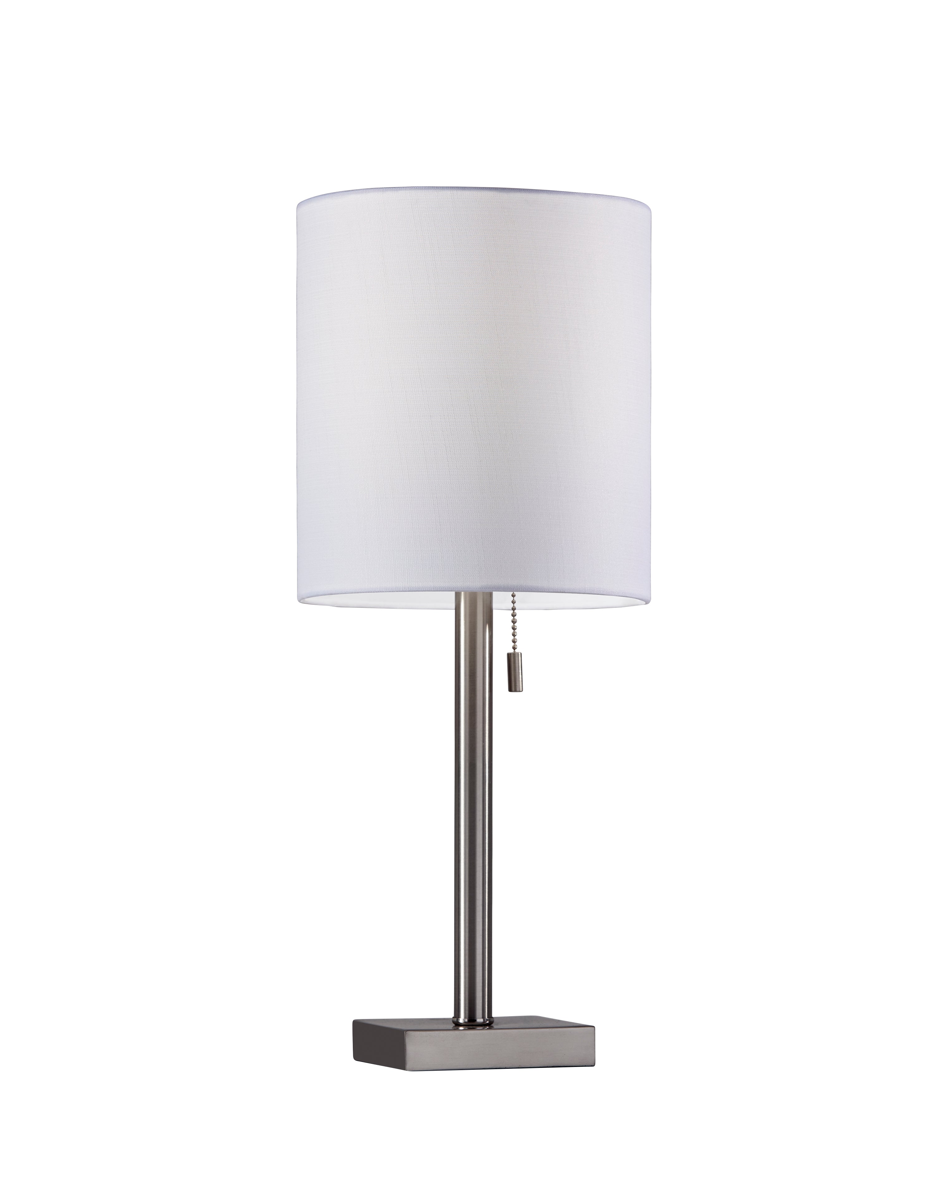 LIAM Lampe sur table Nickel - 1546-22 | ADESSO