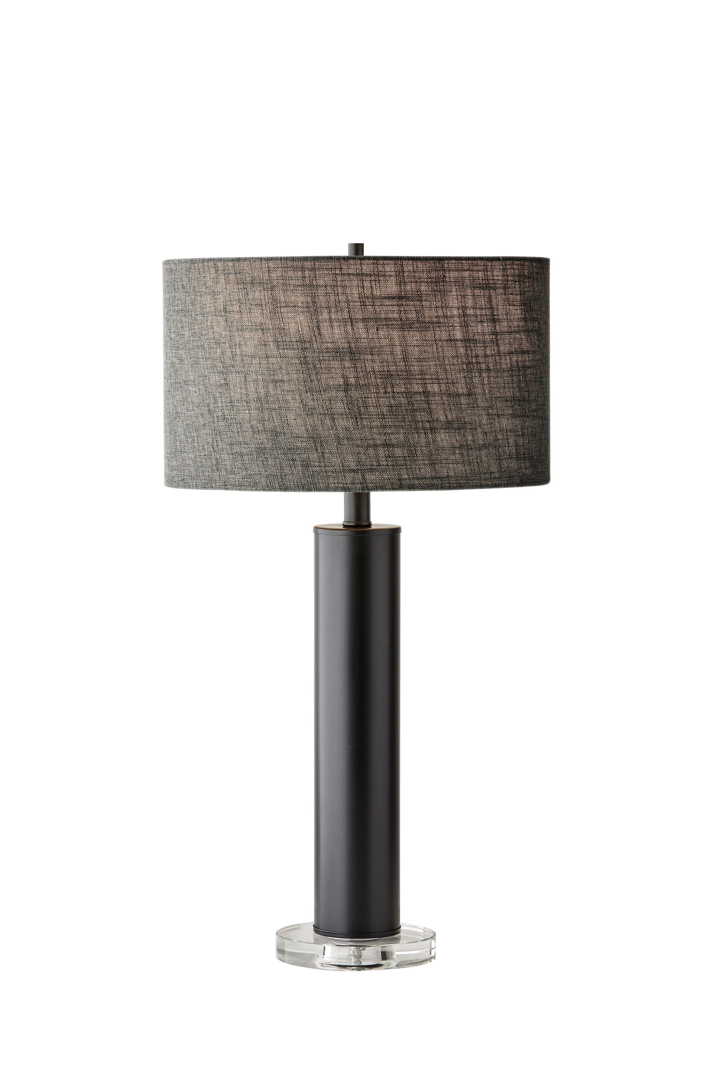 EZRA Lampe sur table Noir - 1560-01 | ADESSO