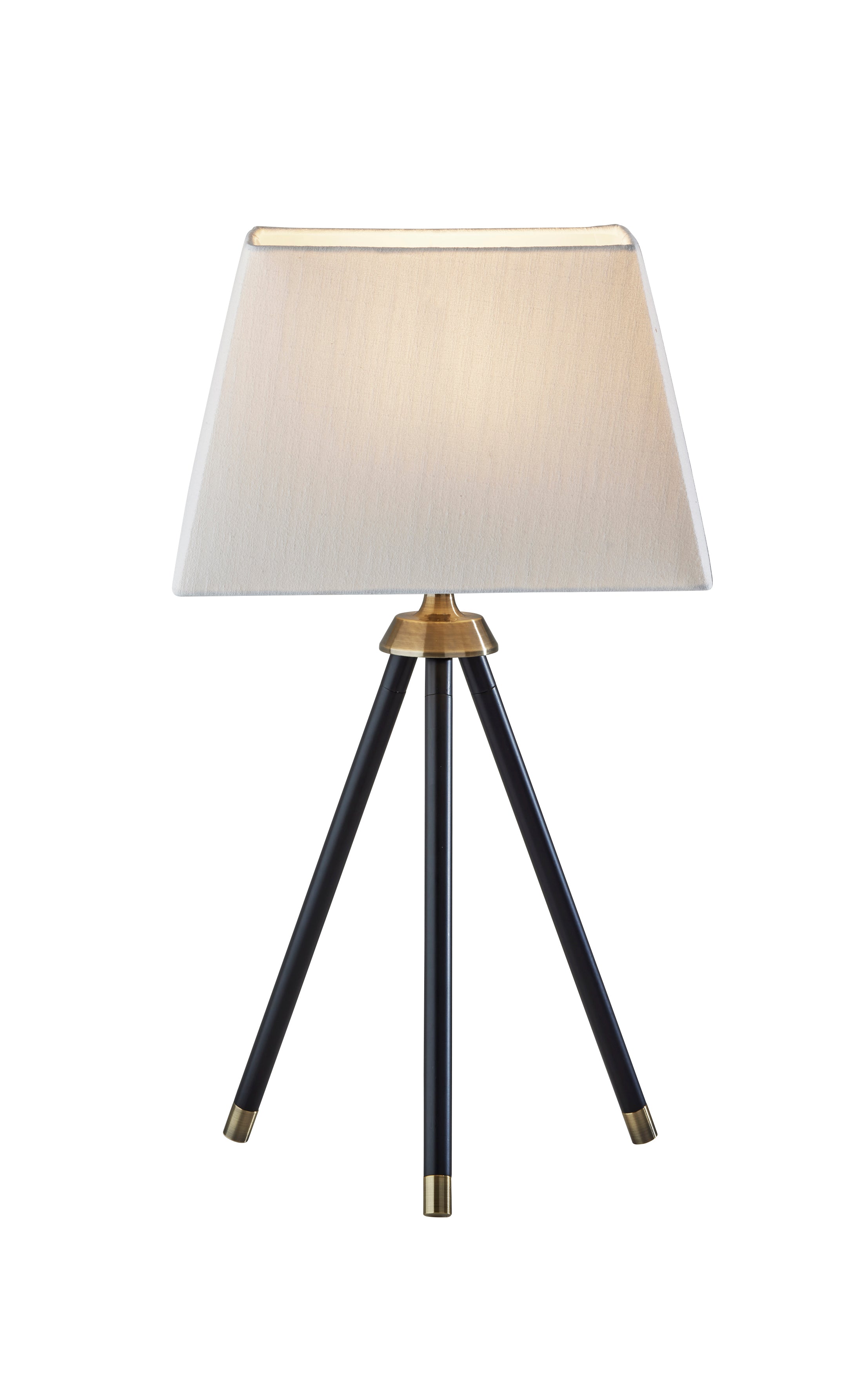 BEAUMONT Table lamp Black, Gold - 1598-01 | ADESSO