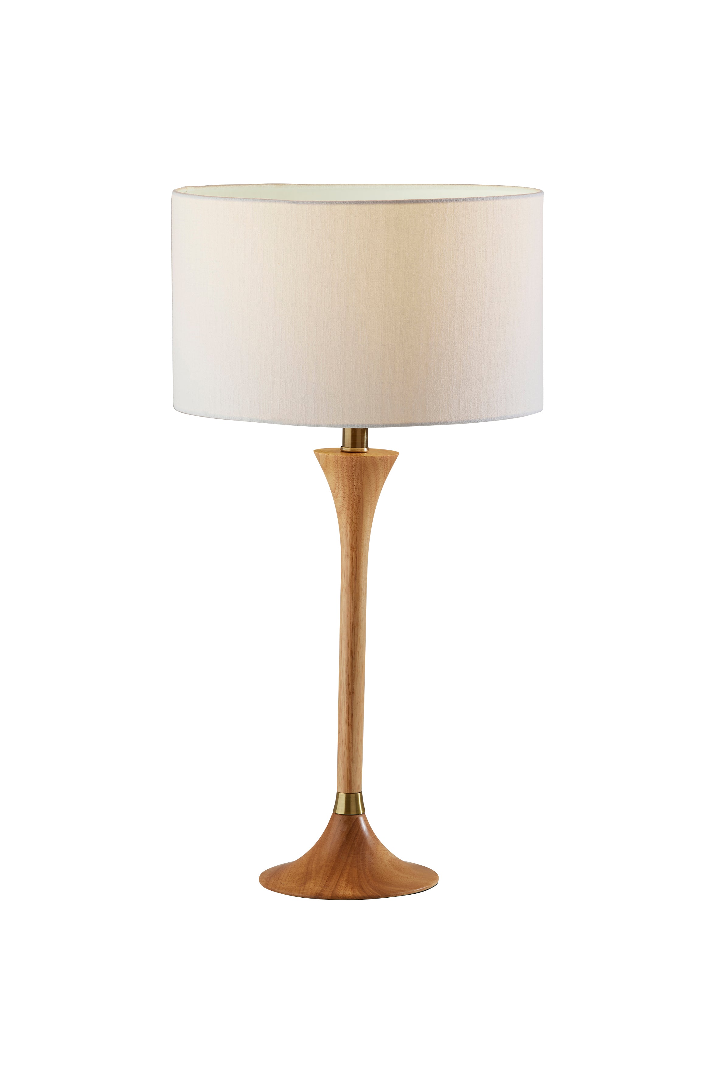 REBECCA Lampe sur table Bois, Or - 1600-12 | ADESSO