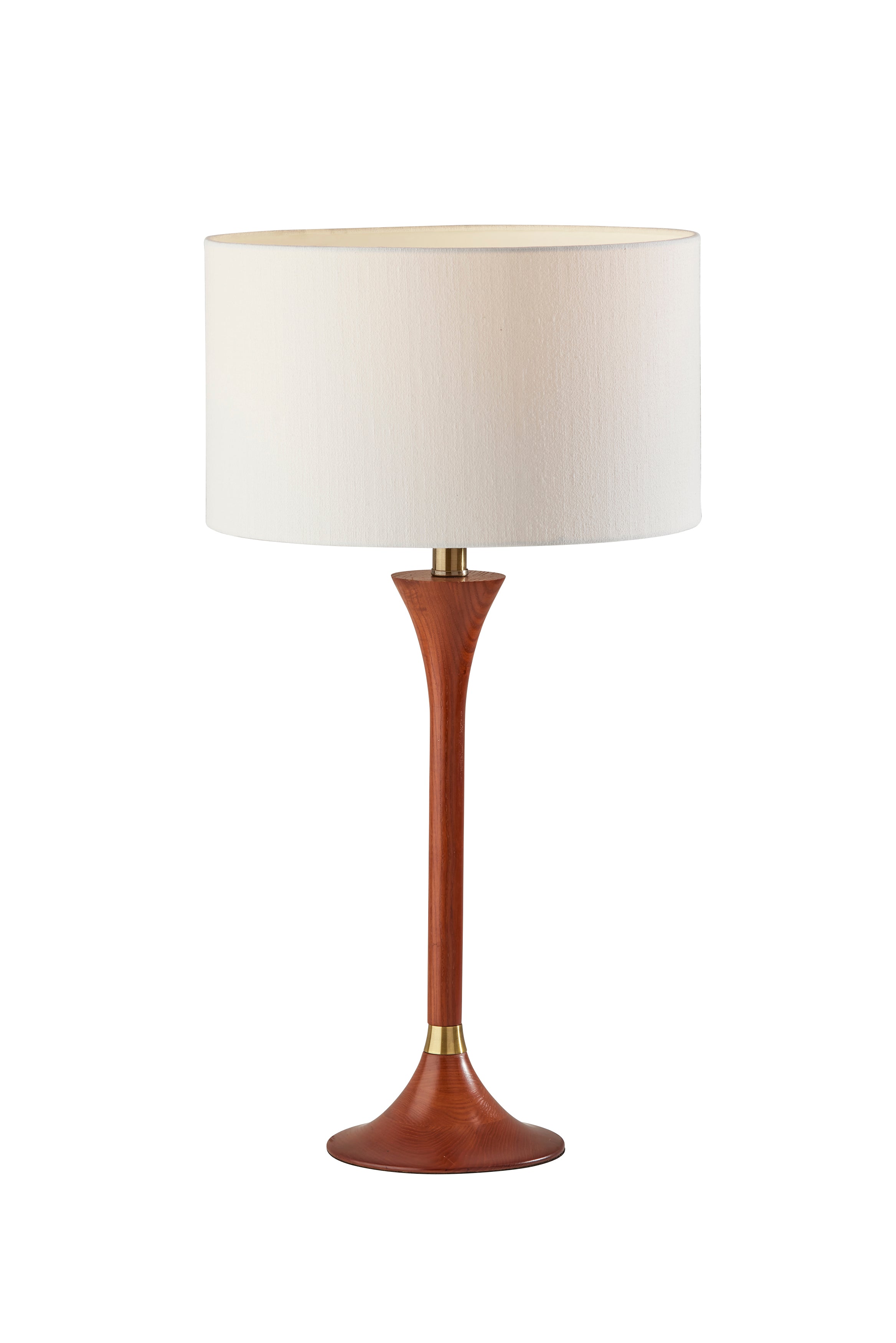 REBECCA Lampe sur table Bois, Or - 1600-15 | ADESSO