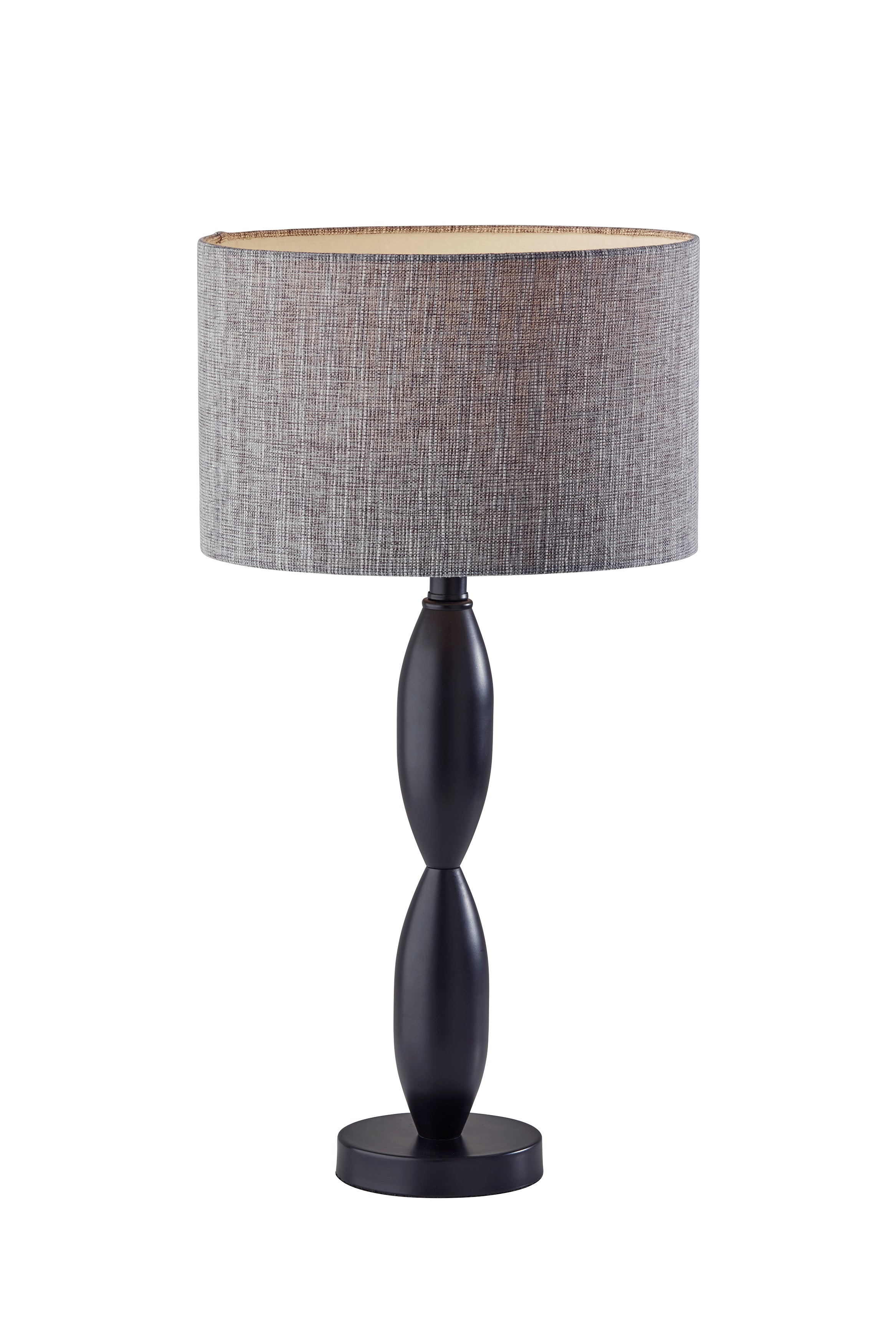 LANCE Lampe sur table Noir - 1602-01 | ADESSO
