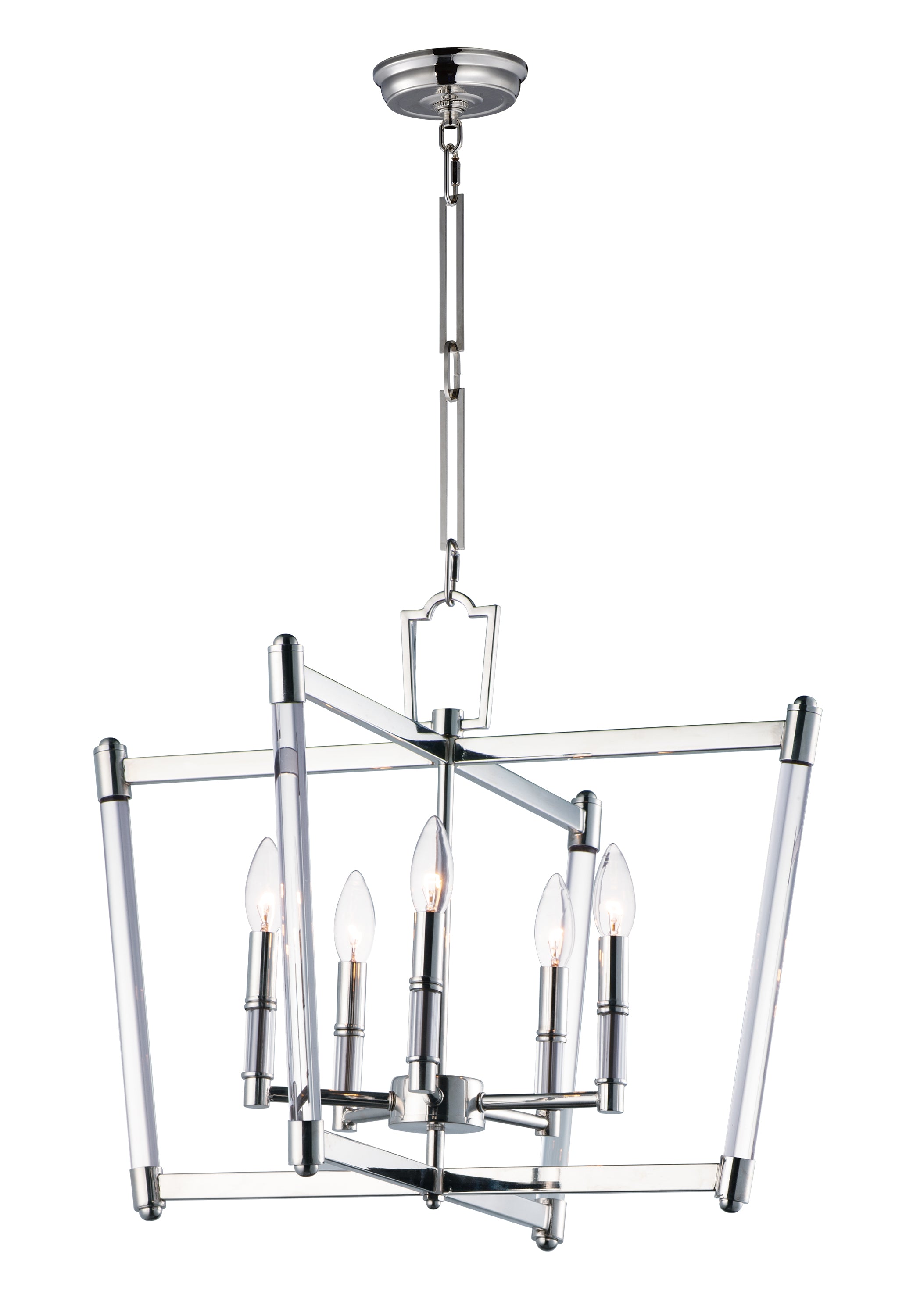 LUCENT Chandelier Nickel - 16103CLPN | MAXIM/ET2