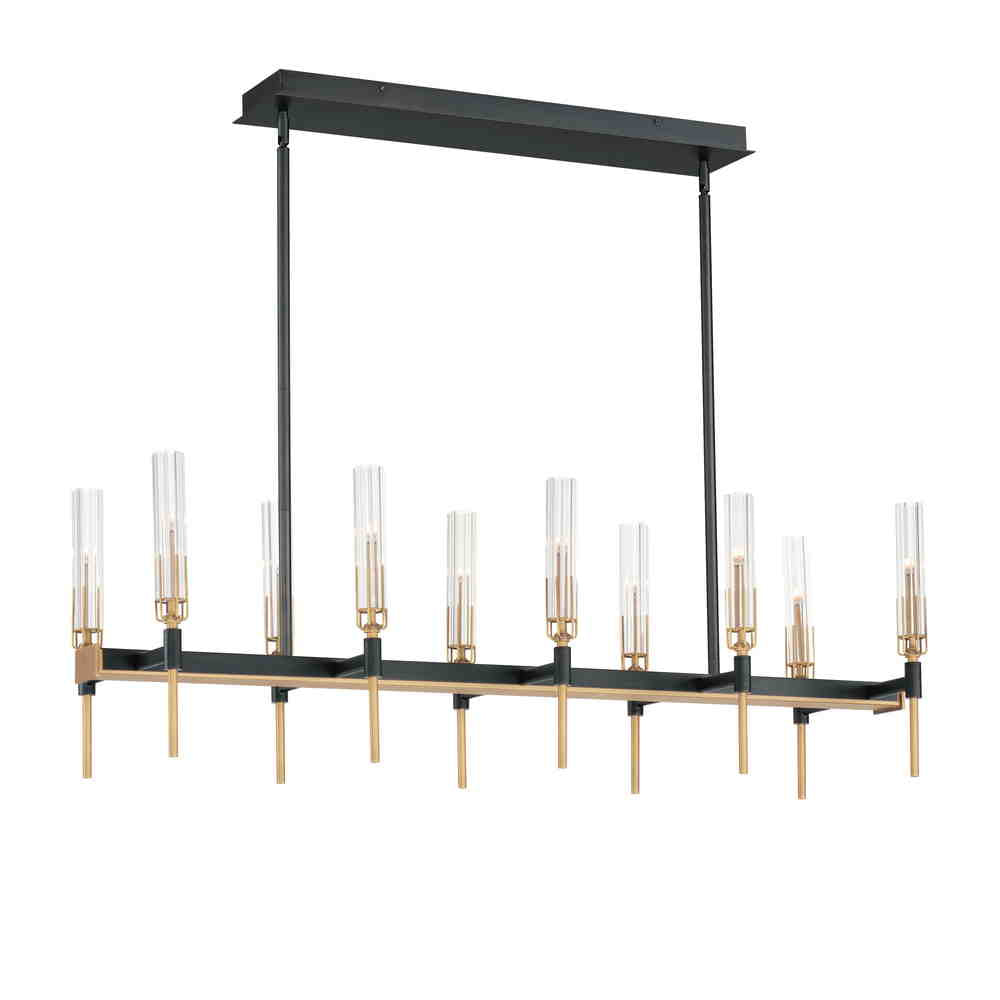 FLAMBEAU Pendant Black, Gold - 16127CLBKAB | MAXIM/ET3