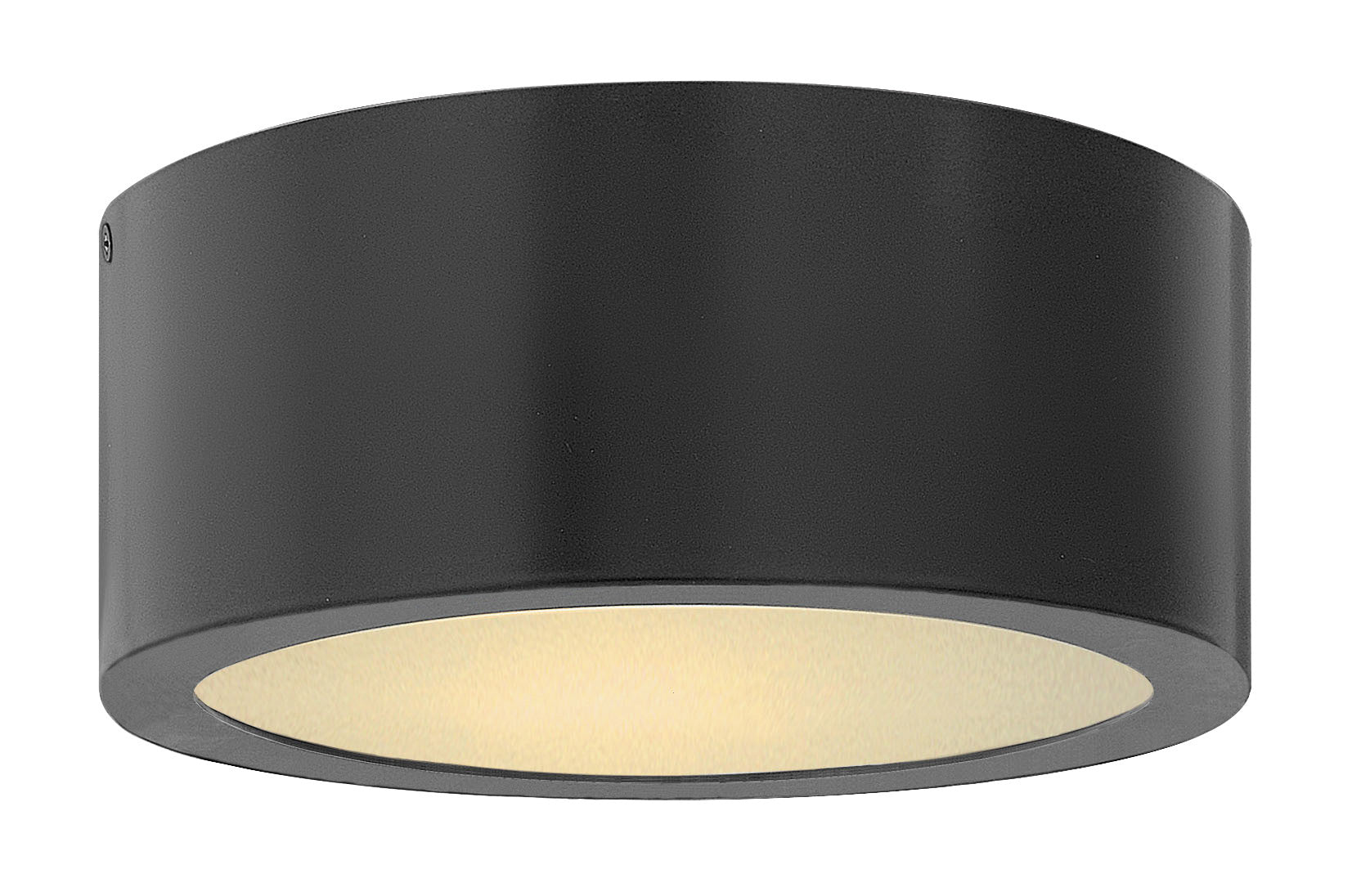 LUNA Outdoor flush mount Black INTEGRATED LED - 1665SK | HINKLEY