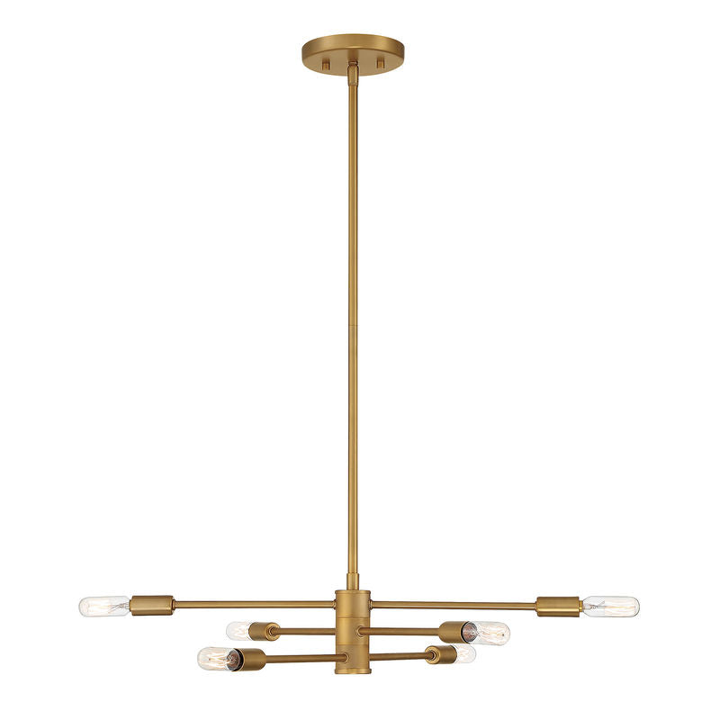 LYRIQUE Chandelier Gold - 1-7000-6-322 | SAVOYS