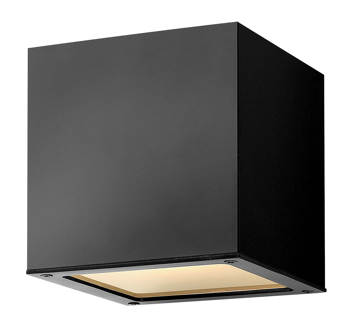 KUBE Outdoor sconce Black INTEGRATED LED - 1768SK | HINKLEY
